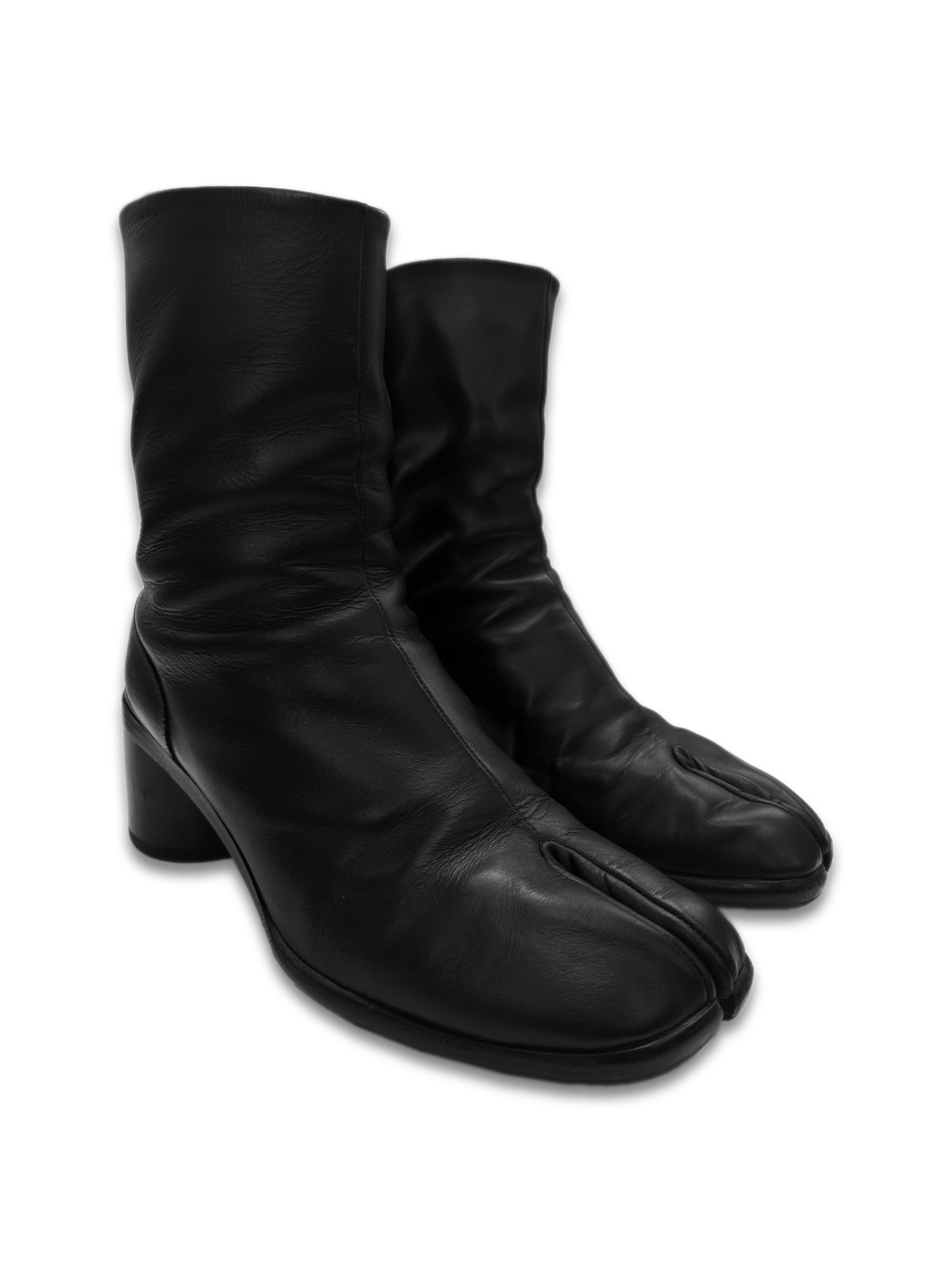 SS22 Maison Margiela ‘Tabi’ Calfskin Leather Split Toe Boots