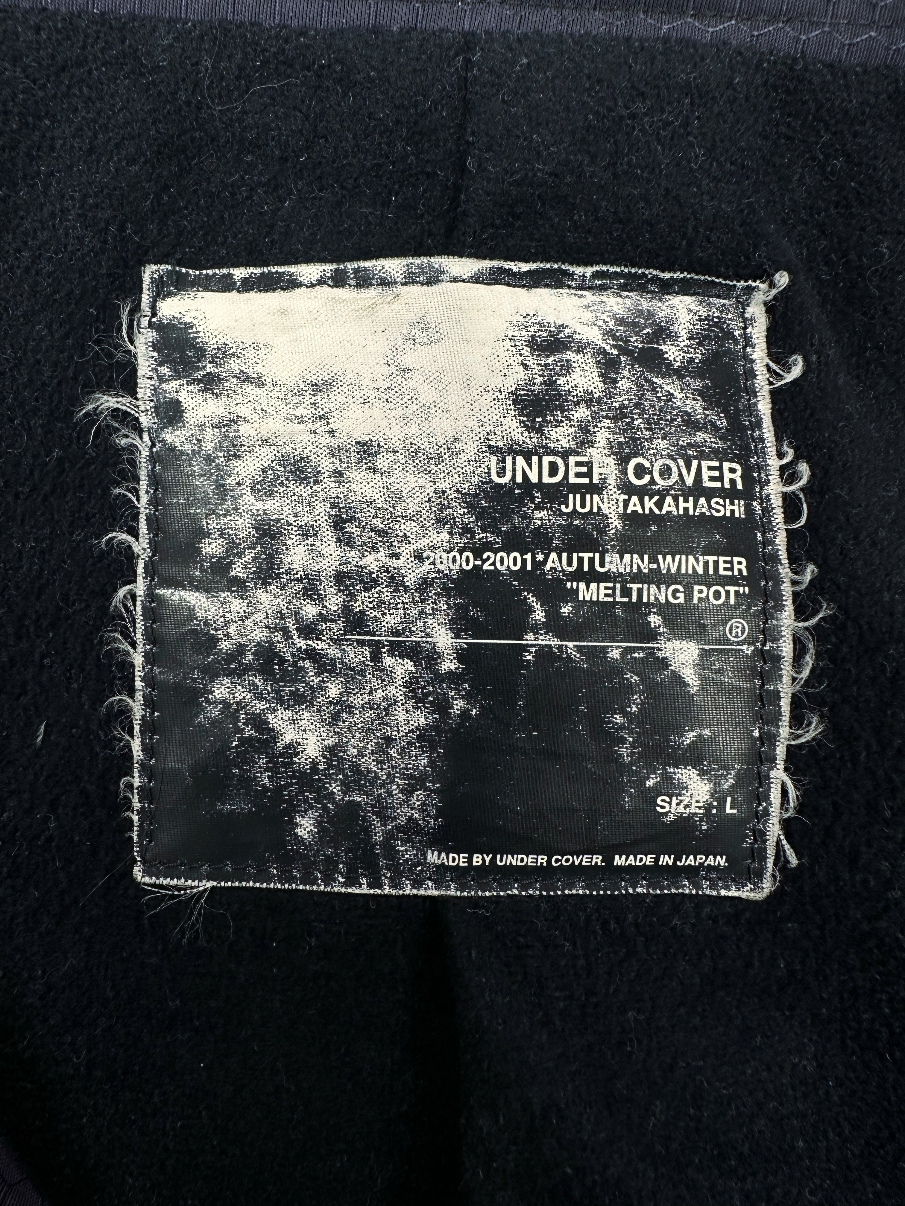 AW00 Undercover ‘Melting Pot’ GFY M-65 Navy Blue Jacket