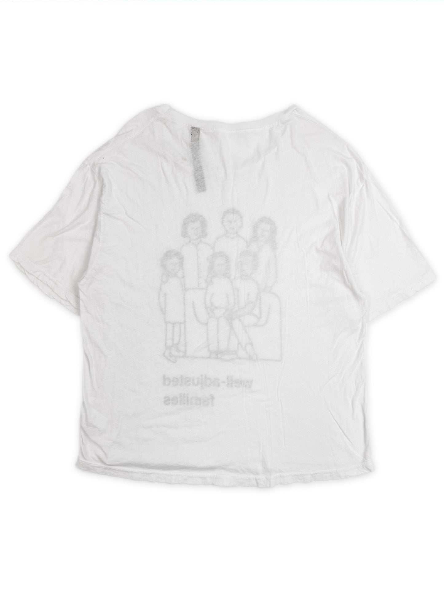 SS18 Enfants Riches Deprimes ‘Well-Adjusted Families’ White Graphic T-Shirt
