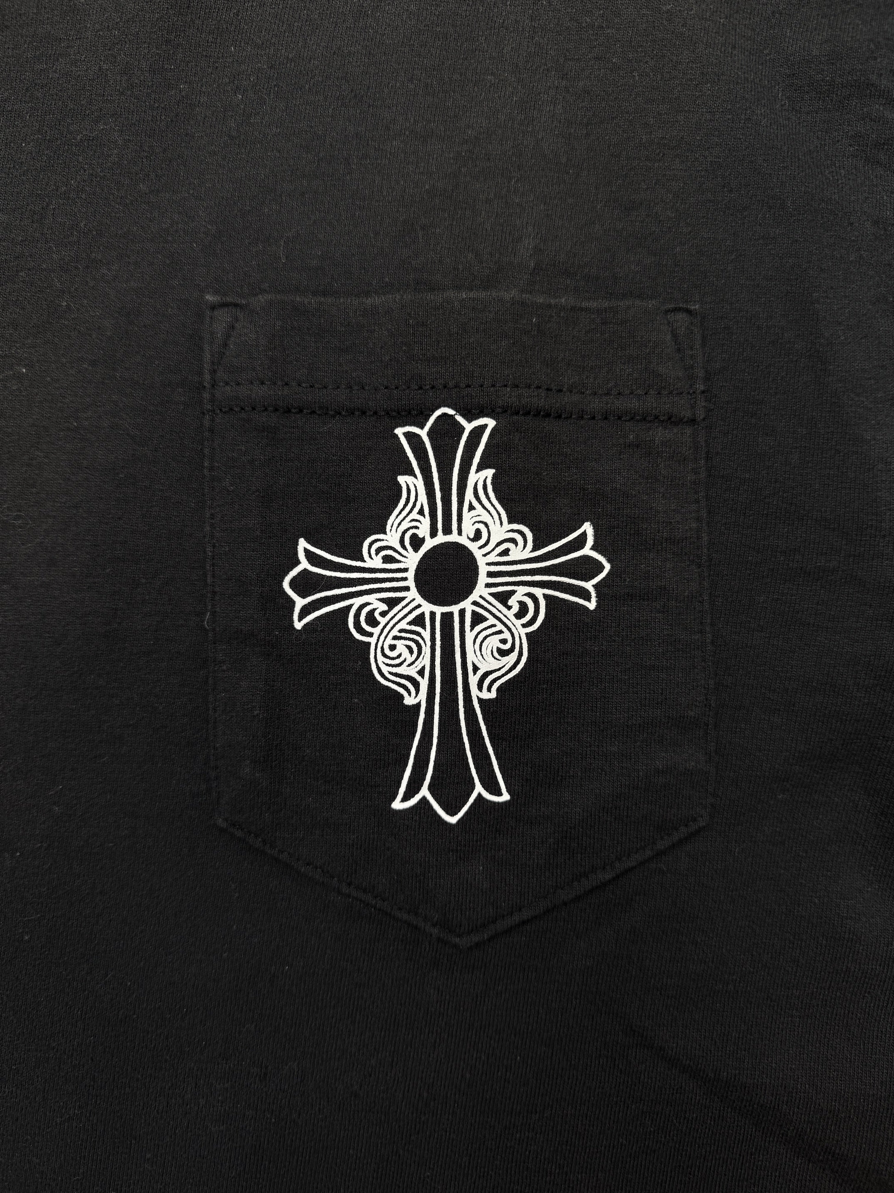 Chrome Hearts ‘T Bar’ Sun Faded Black Graphic T-Shirt