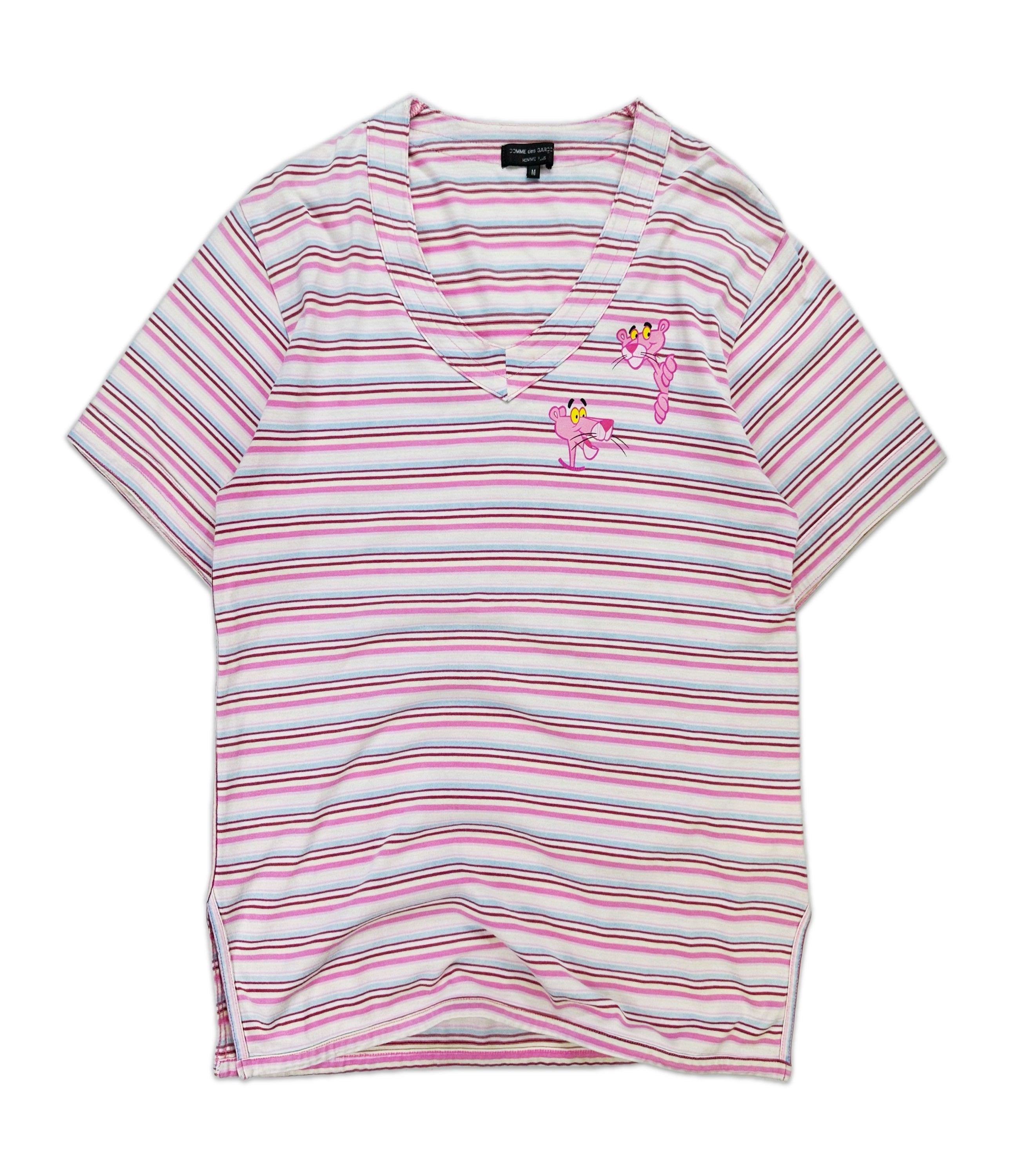 SS05 Comme des Garçons Homme Plus x Pink Panther Striped T-Shirt