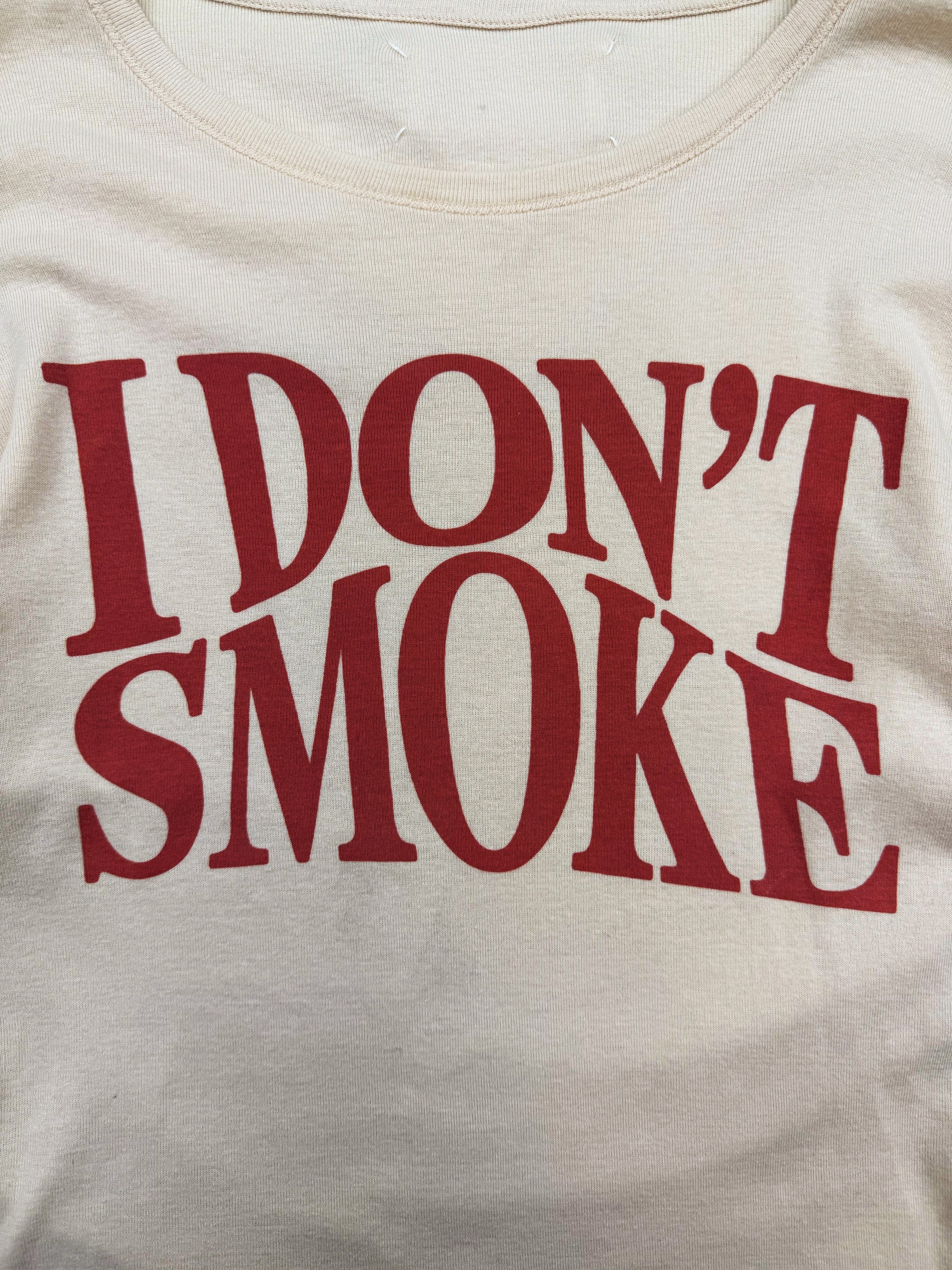 AW06 Maison Margiela ‘I Don’t Smoke’ Reversible Longsleeve Shirt