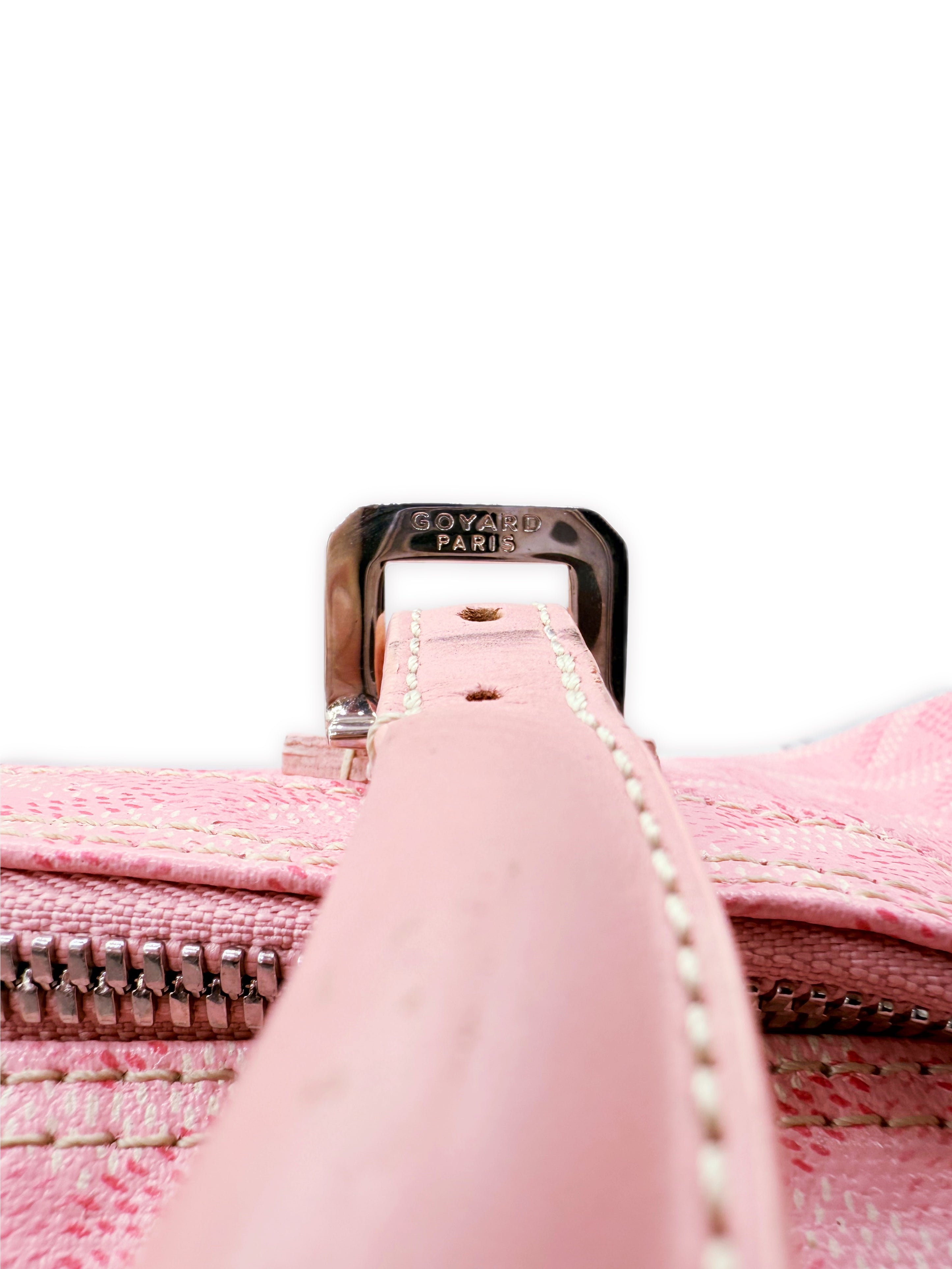 2008 Goyard 35 Sakura Baby Pink Japan Exclusive Croisière Leather Duffle Bag