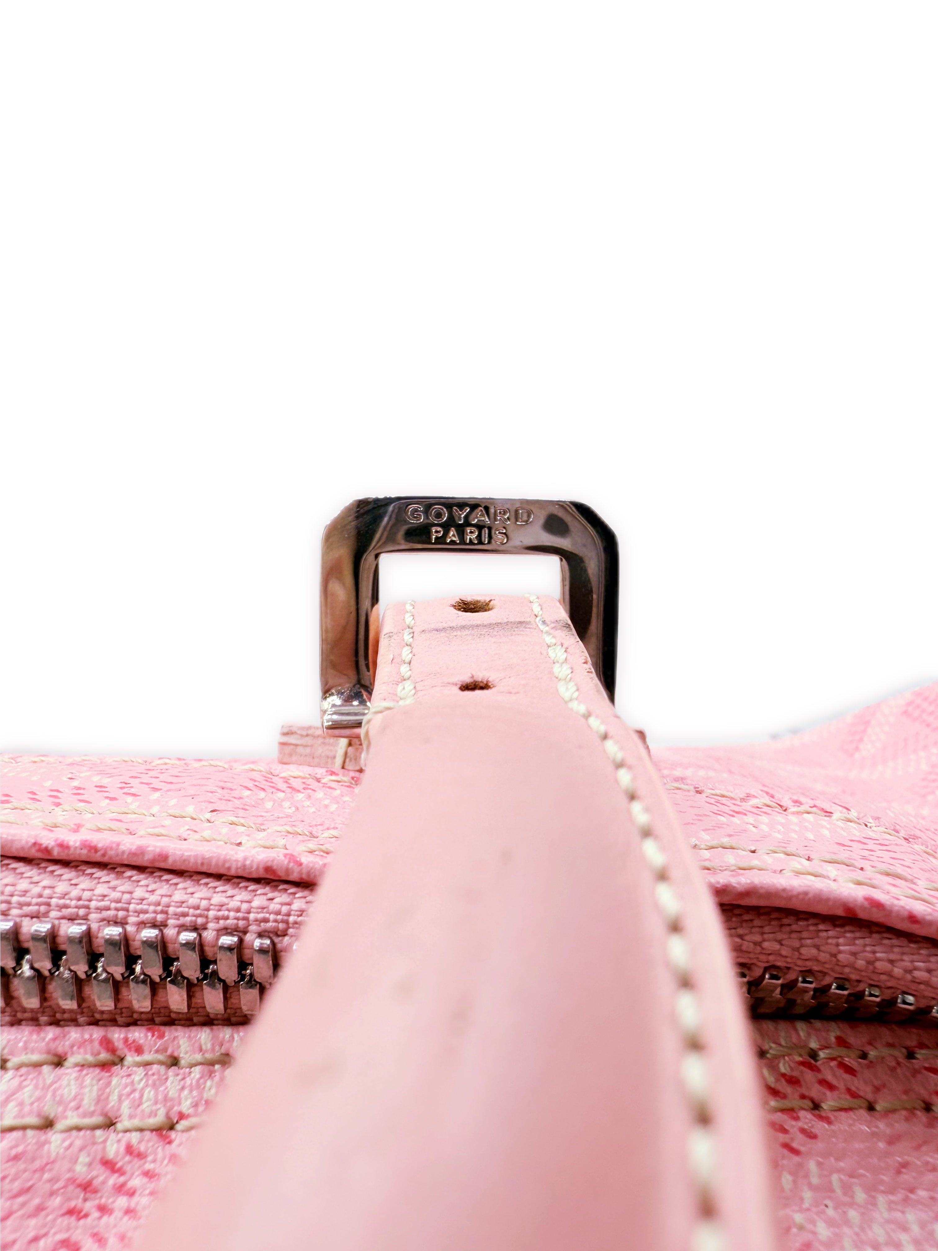 2008 Goyard 35 Sakura Baby Pink Japan Exclusive Croisière Leather Duffle Bag