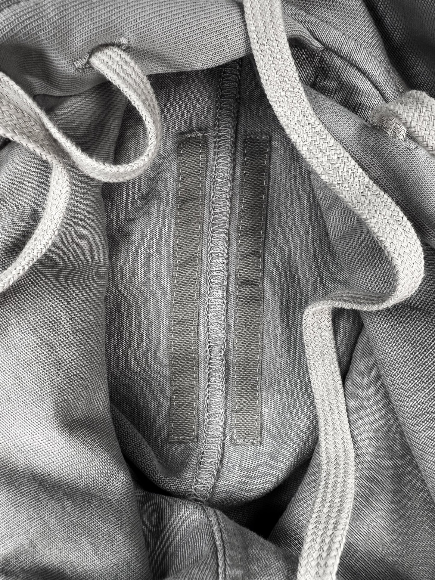 Rick Owens Reworked ‘Asymmetric’ Grey Long Hoodie