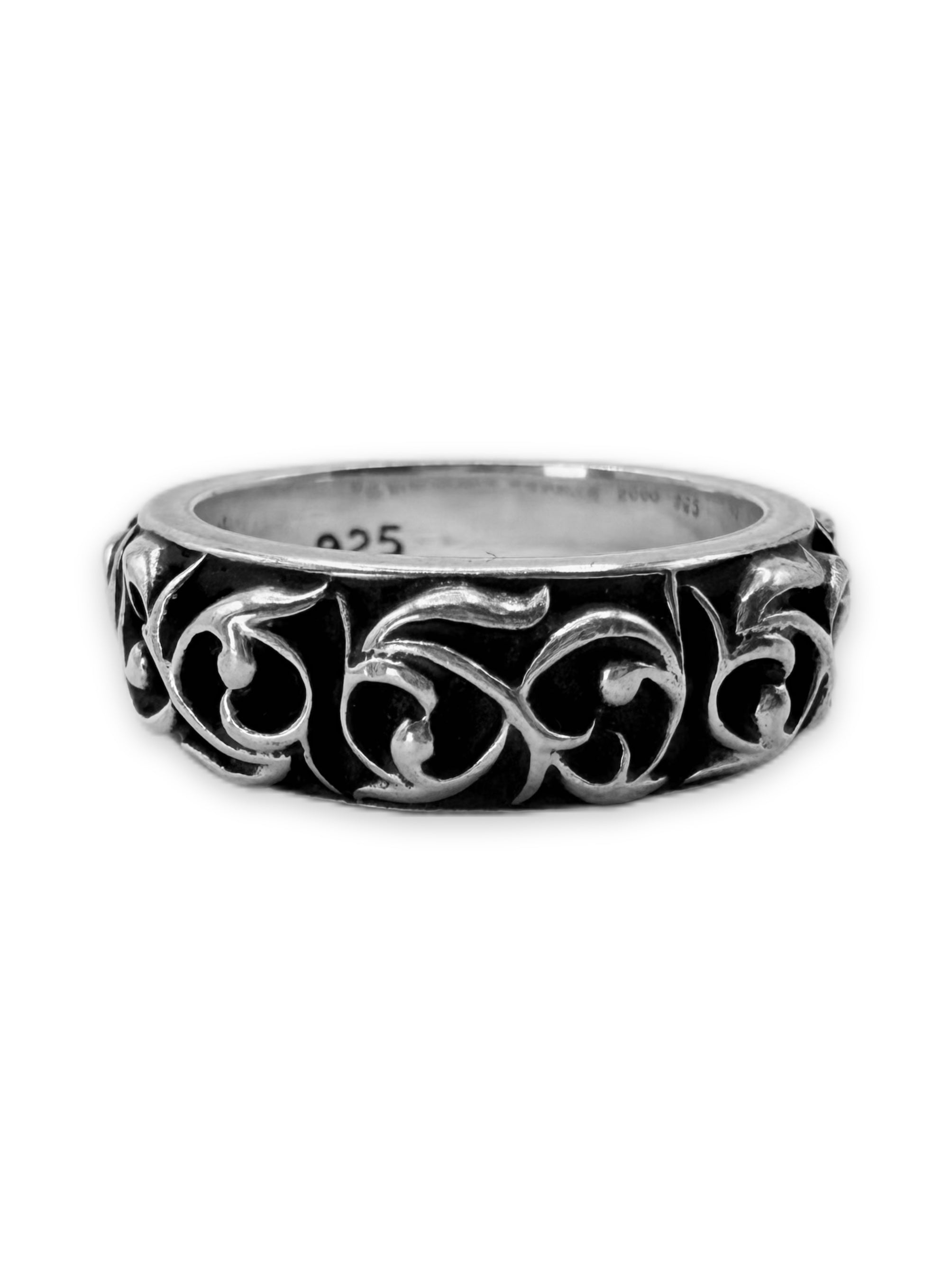 Chrome Hearts ‘Eternity Vine’ .925 Silver Etched Ring