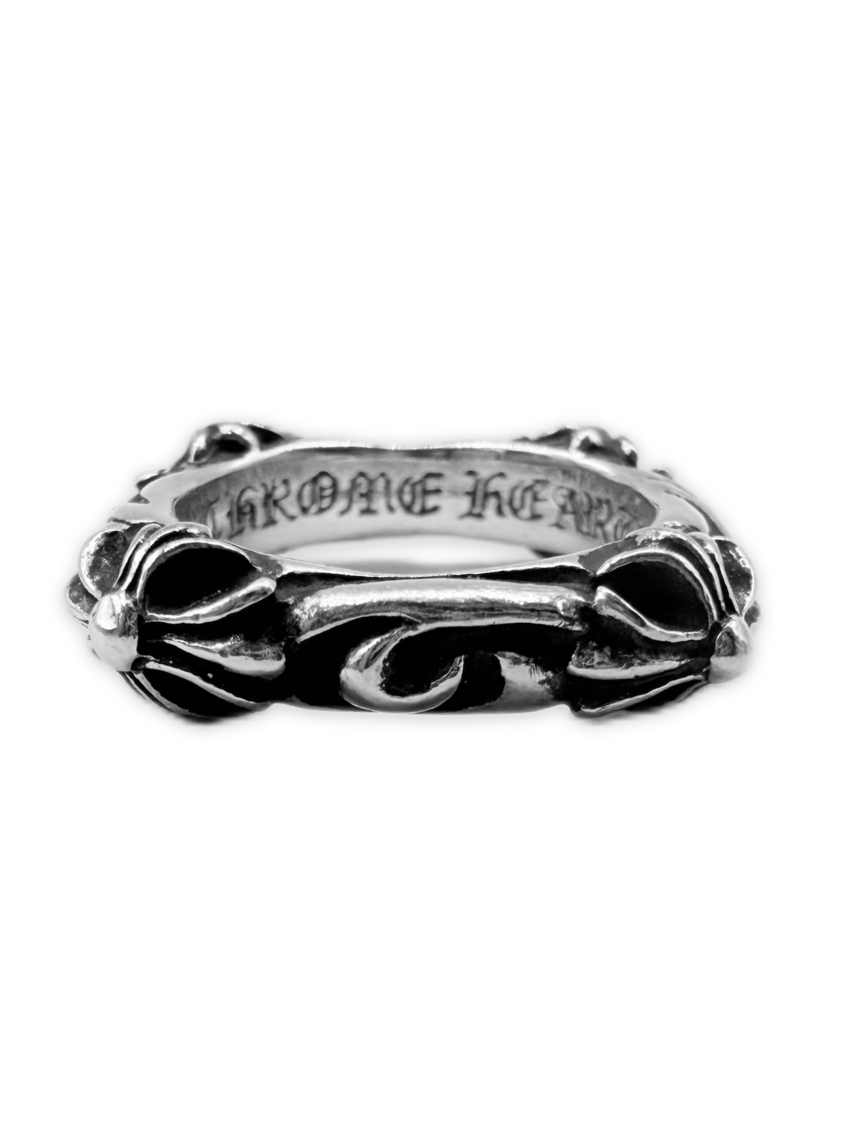 Chrome Hearts SBT Square Band .925 Silver Spacer Ring