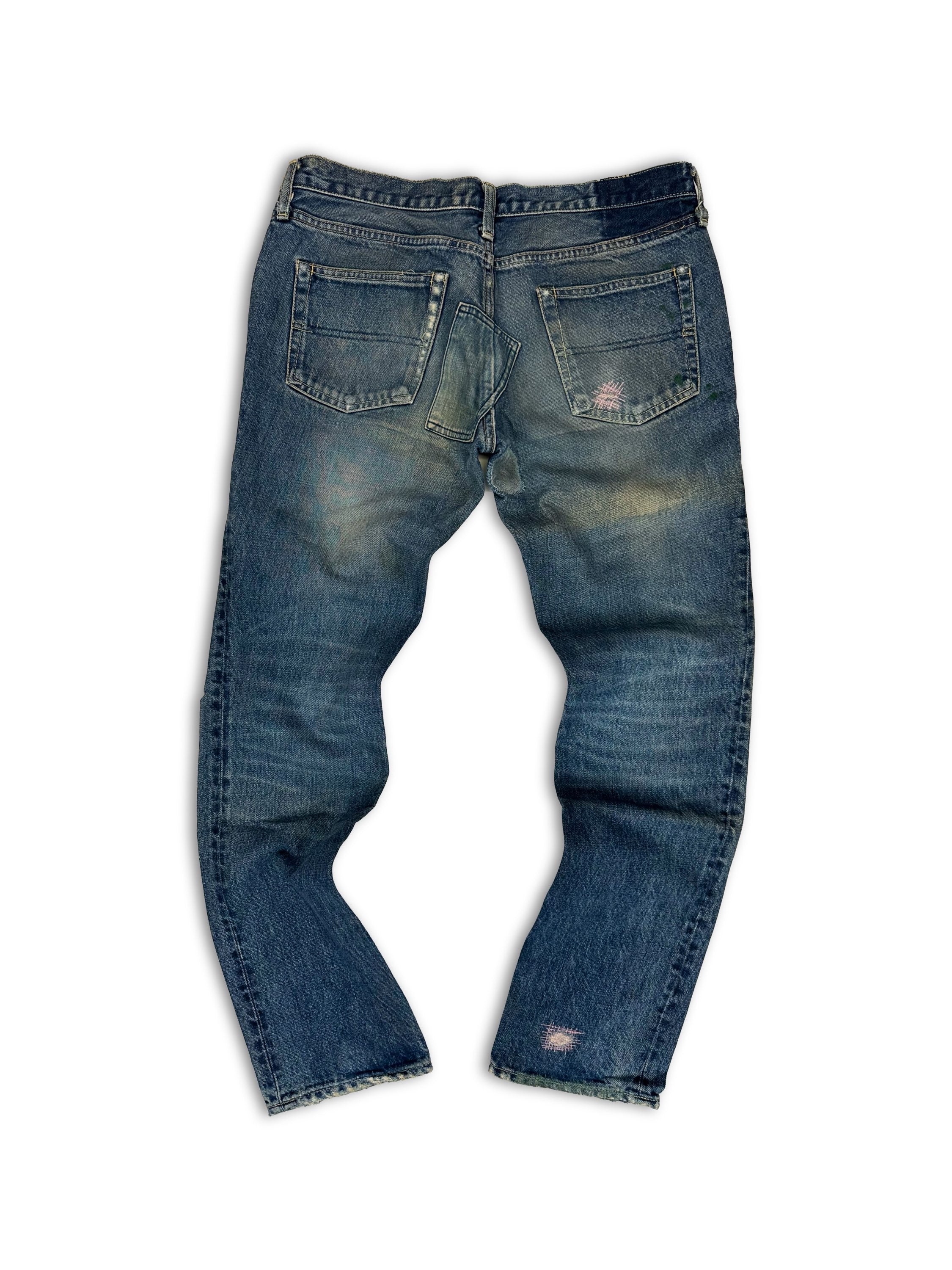 SS05 Undercover ‘But Beautiful’ 60 Red Stitch Patchwork Denim
