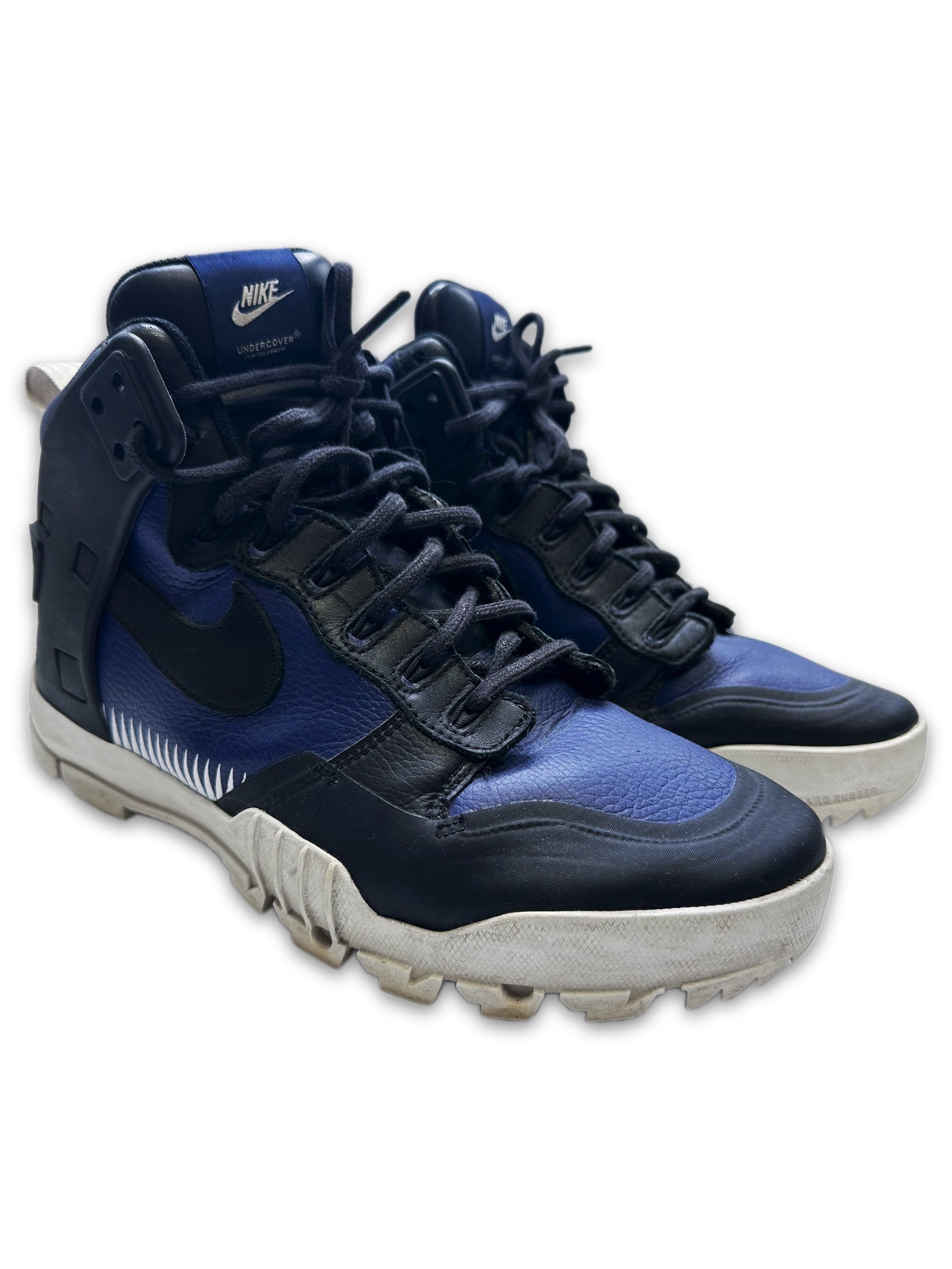 2016 Undercover x Nike SFB ‘Jungle’ Dunk Blue Leather Hi-top Sneakers