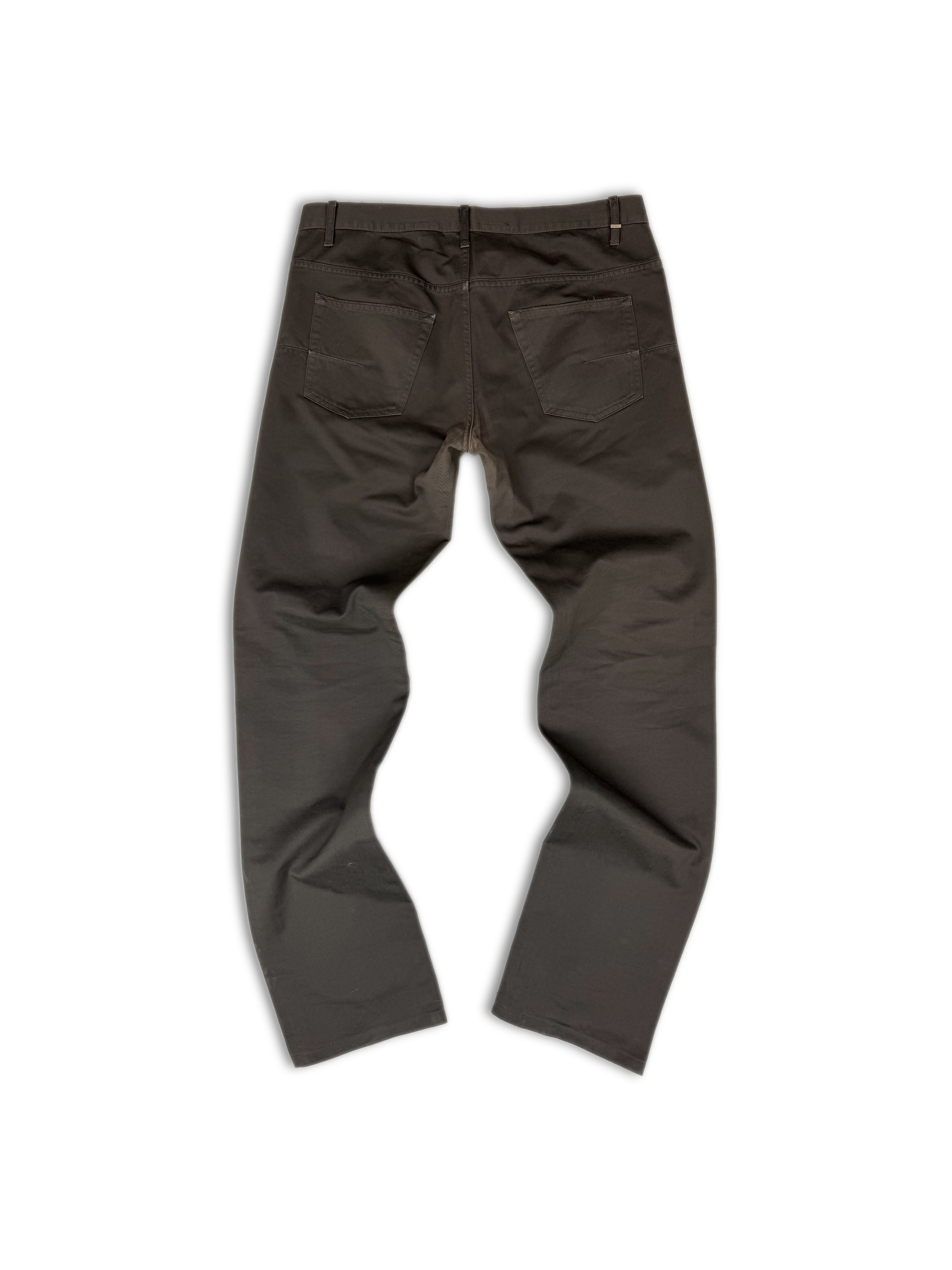 Dior Whiskered Slim Cut Dark Grey Denim