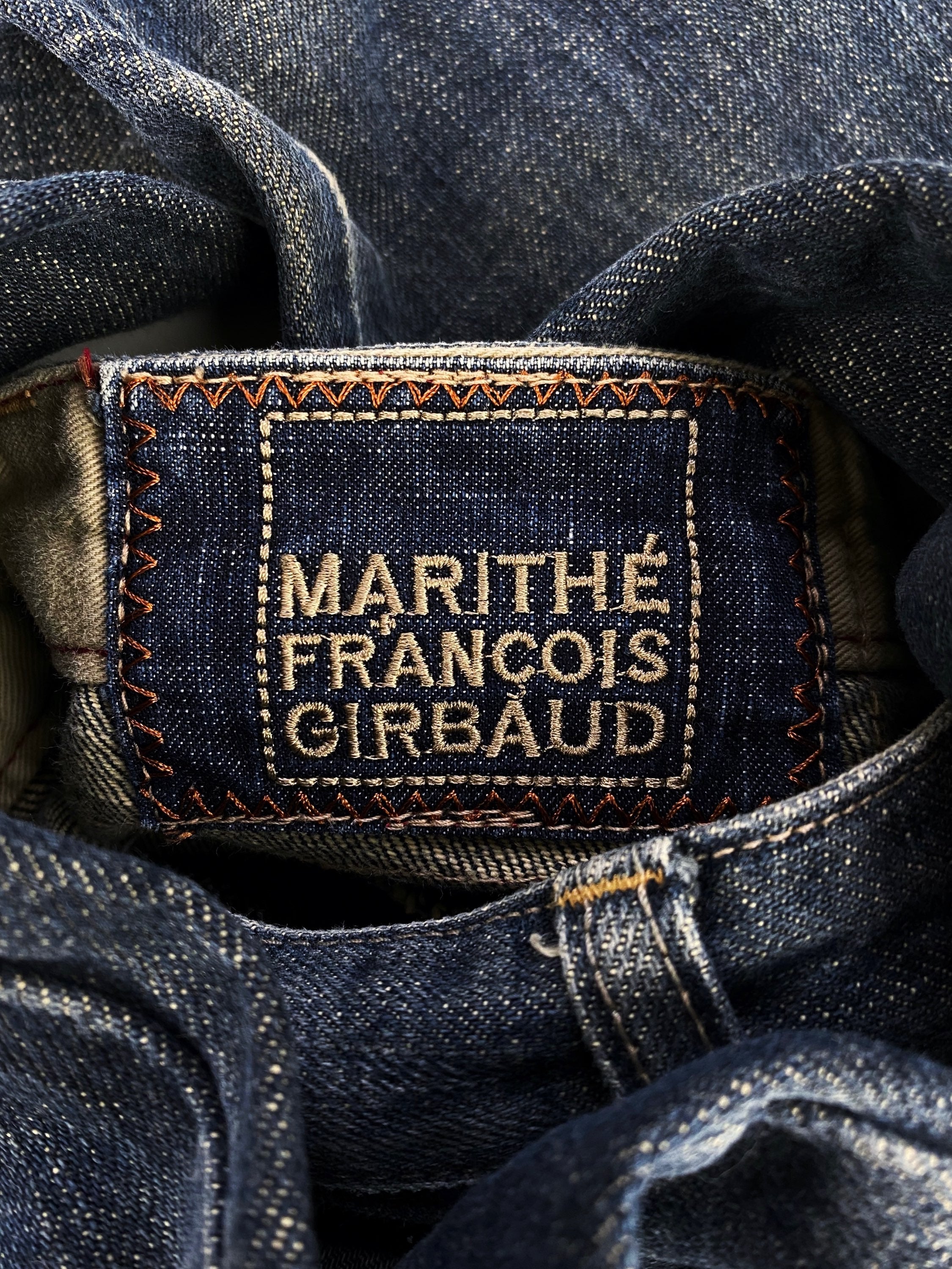 Marithe Francois Girbaud Dark Indigo Wash Reinforced Denim