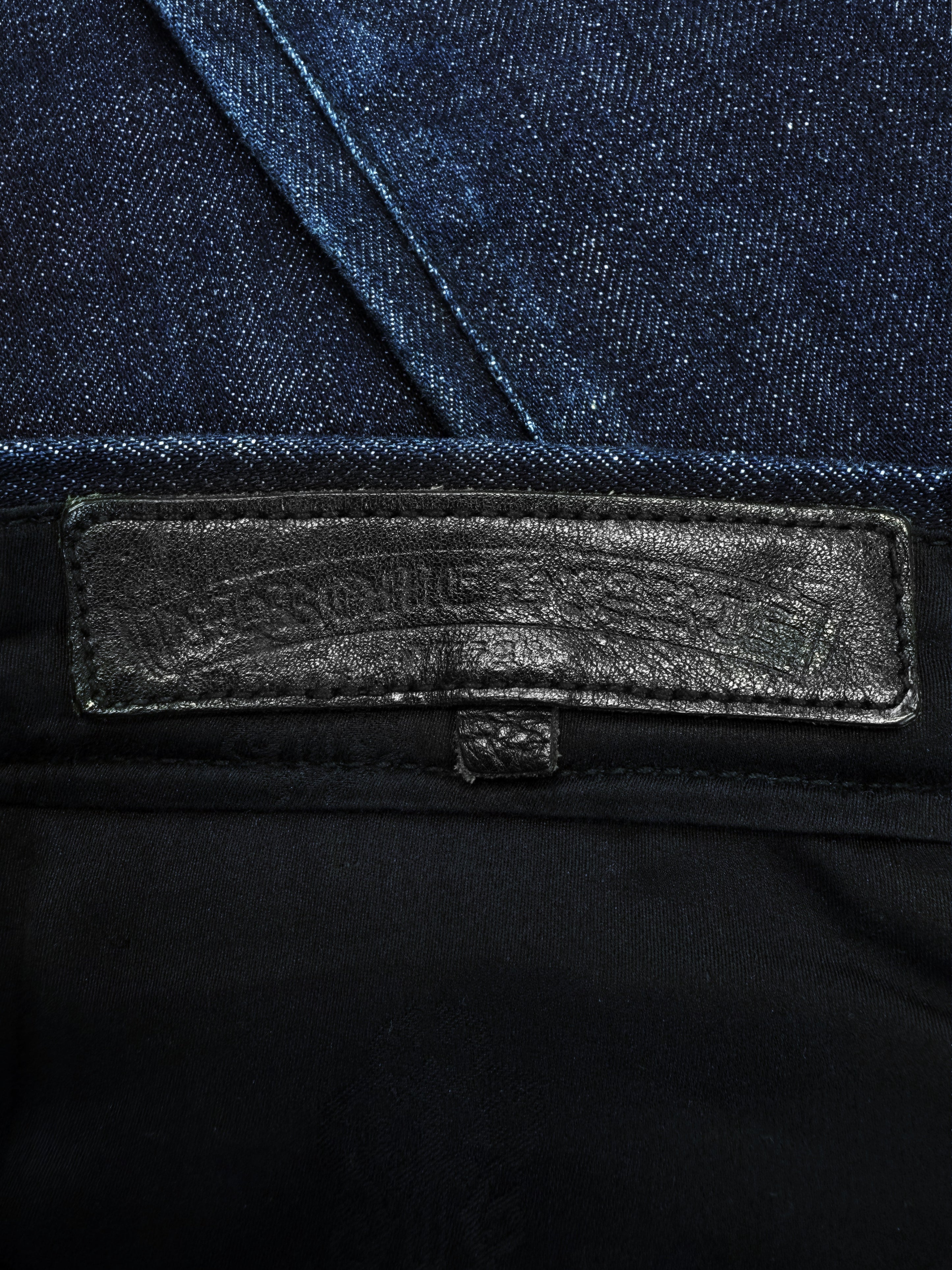 Chrome Hearts RICHARD STARK PERSONAL Flared 19 Cross Patch Dark Blue Jeans