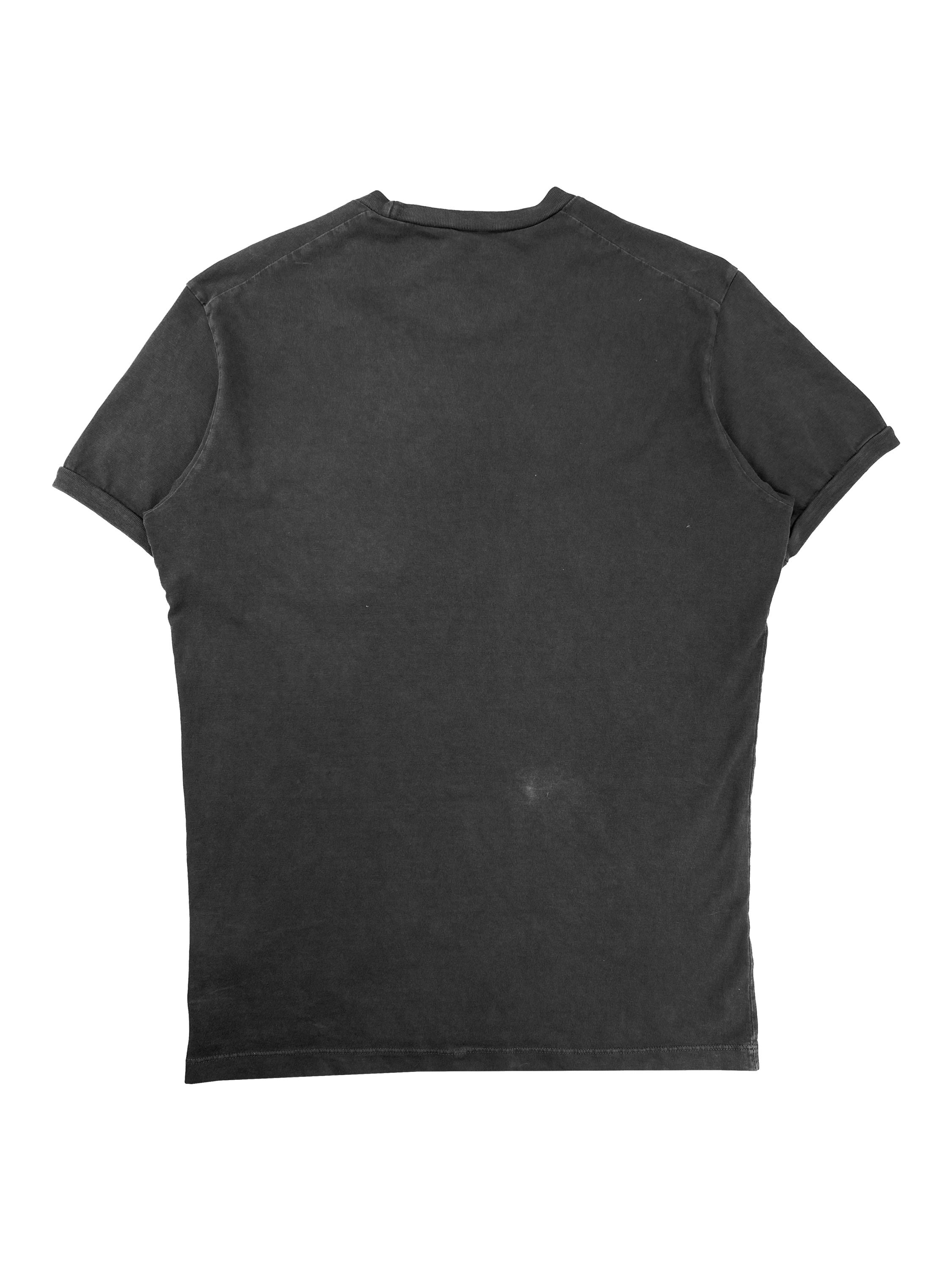 AW17 Dsquared2 Grey Embroidered Logo Pocket T-shirt