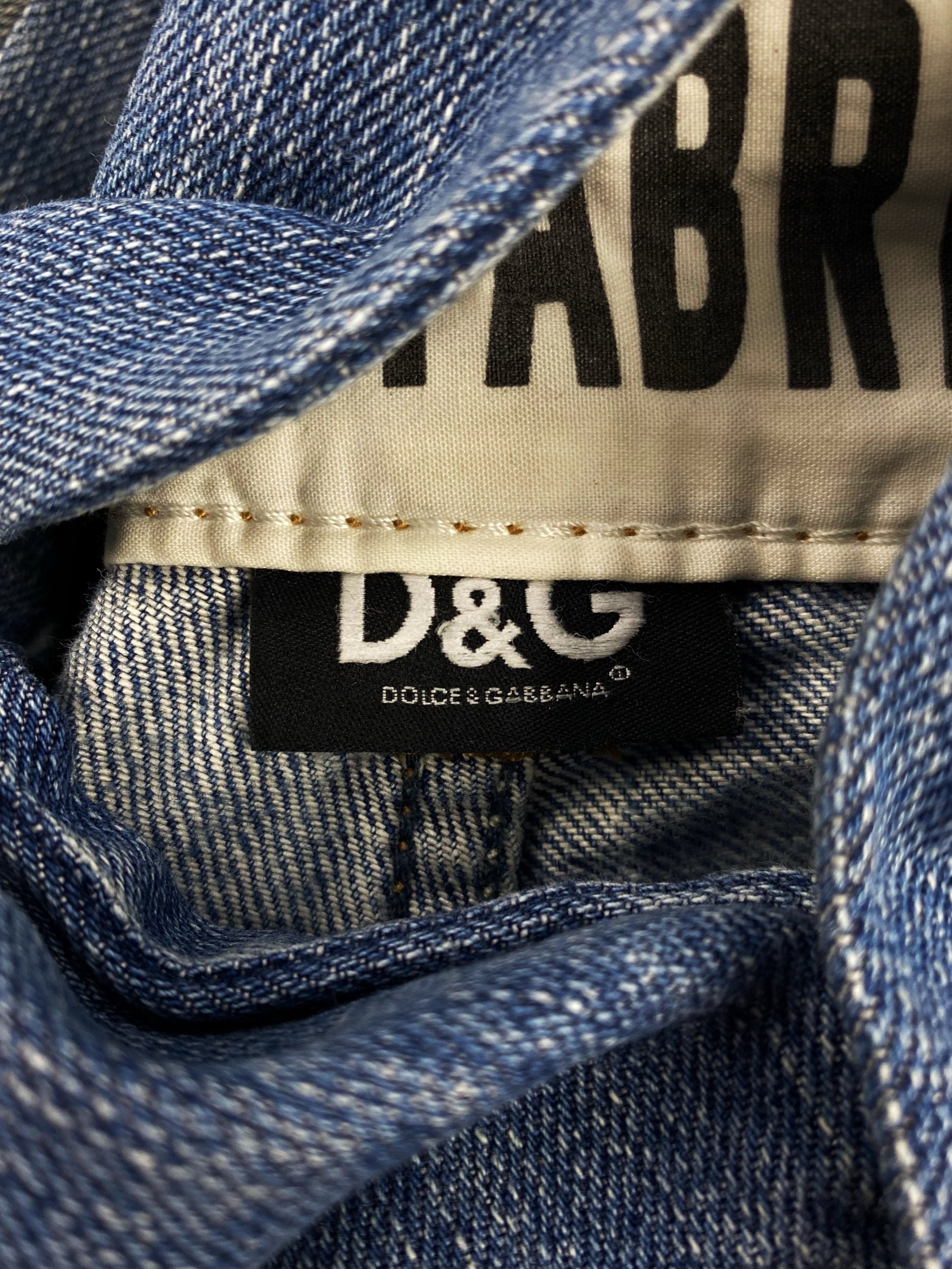 Dolce & Gabbana Light Wash Distressed Denim Jeans
