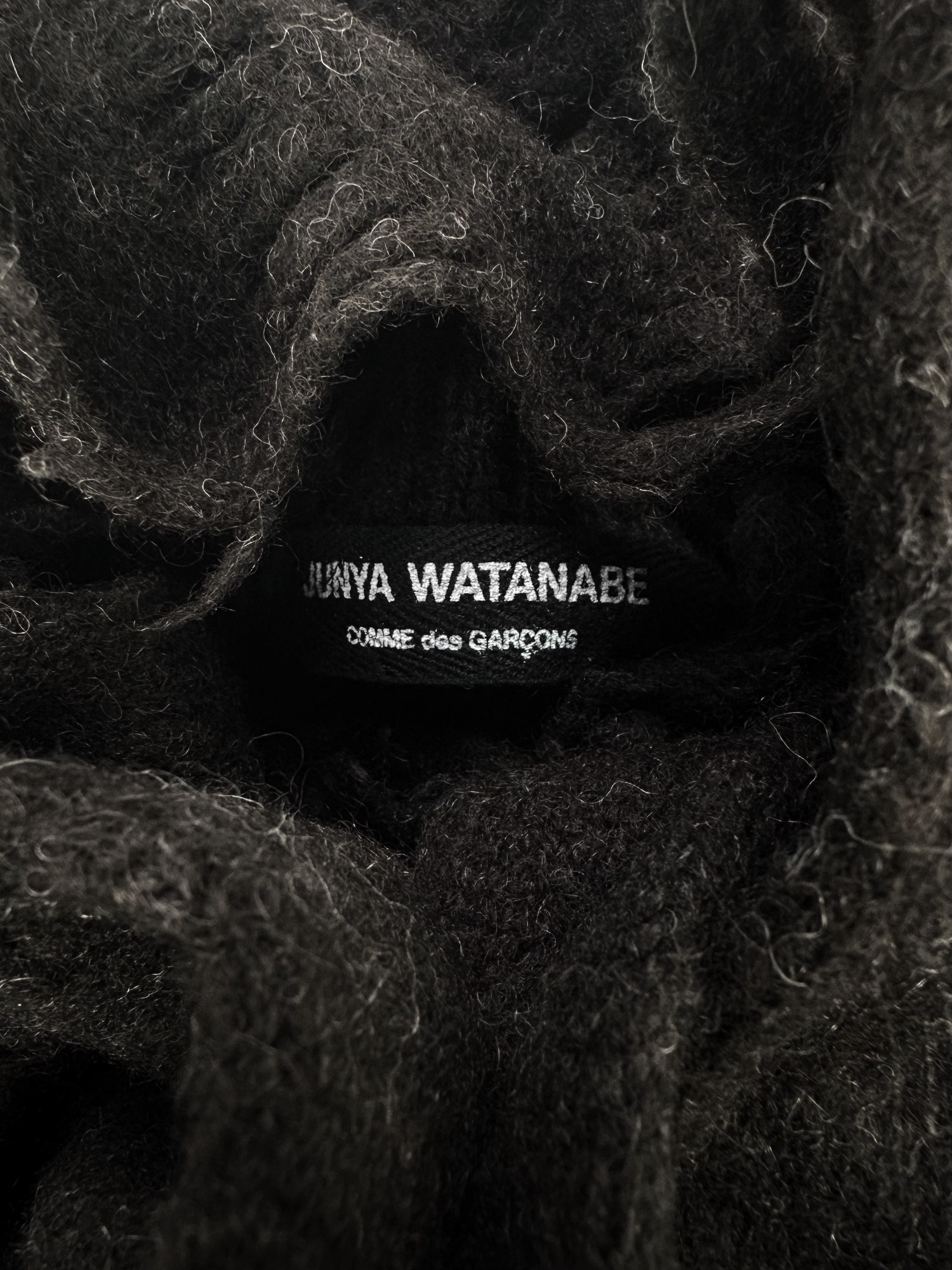 AW03 Junya Watanabe ‘Thrashed’ Wool Knit Distressed Sweater