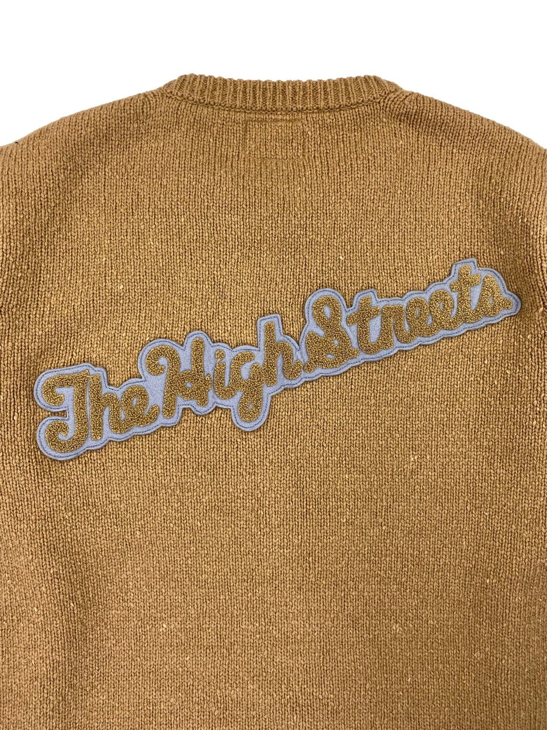 AW05 Number (N)ine “The High Streets” Chenille Patchwork Knitted Sweater