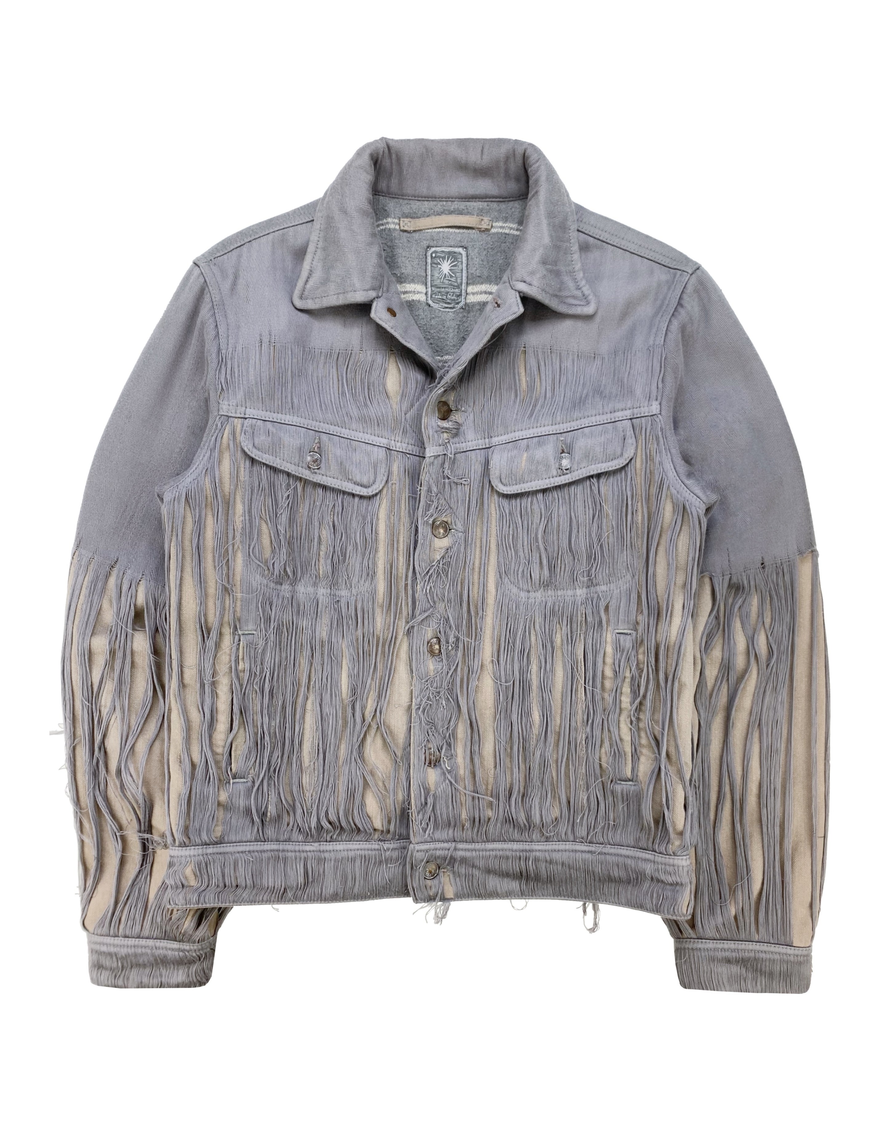 AW07 Mihara Yasuhiro ‘Mummy’ Distressed Lilac Jacket