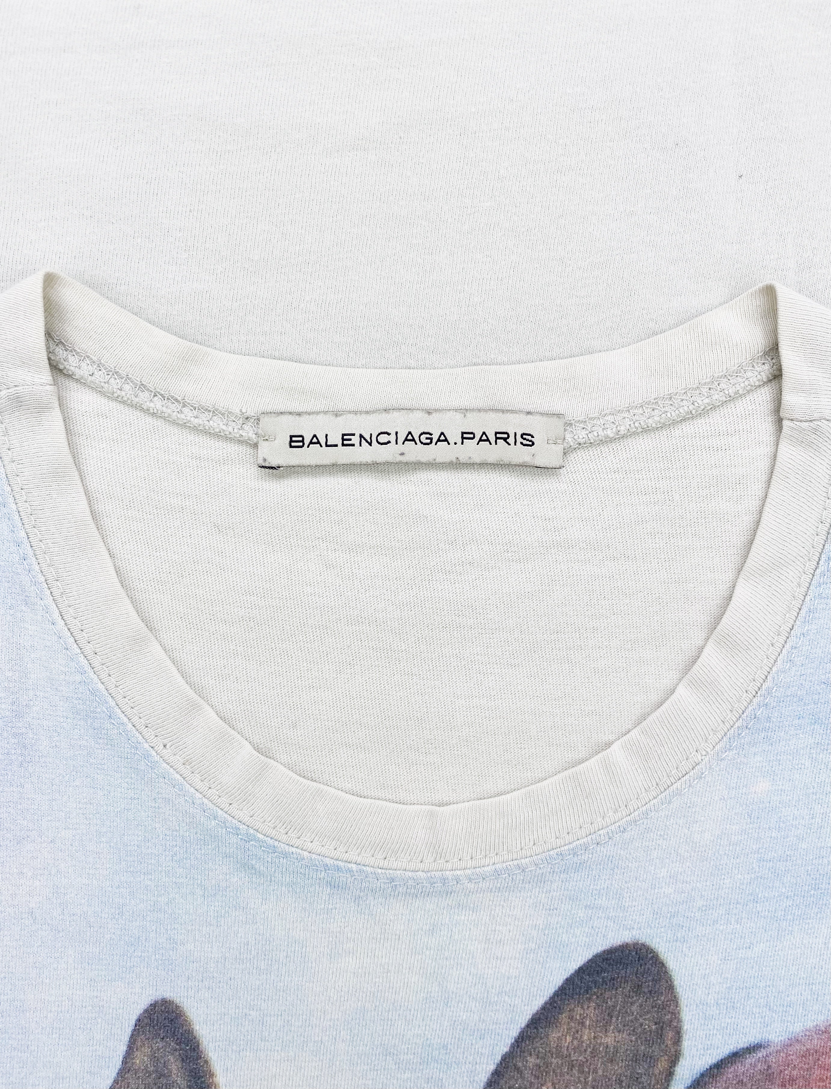 SS05 Balenciaga “Police” K9 Graphic Sleeveless Tank-top