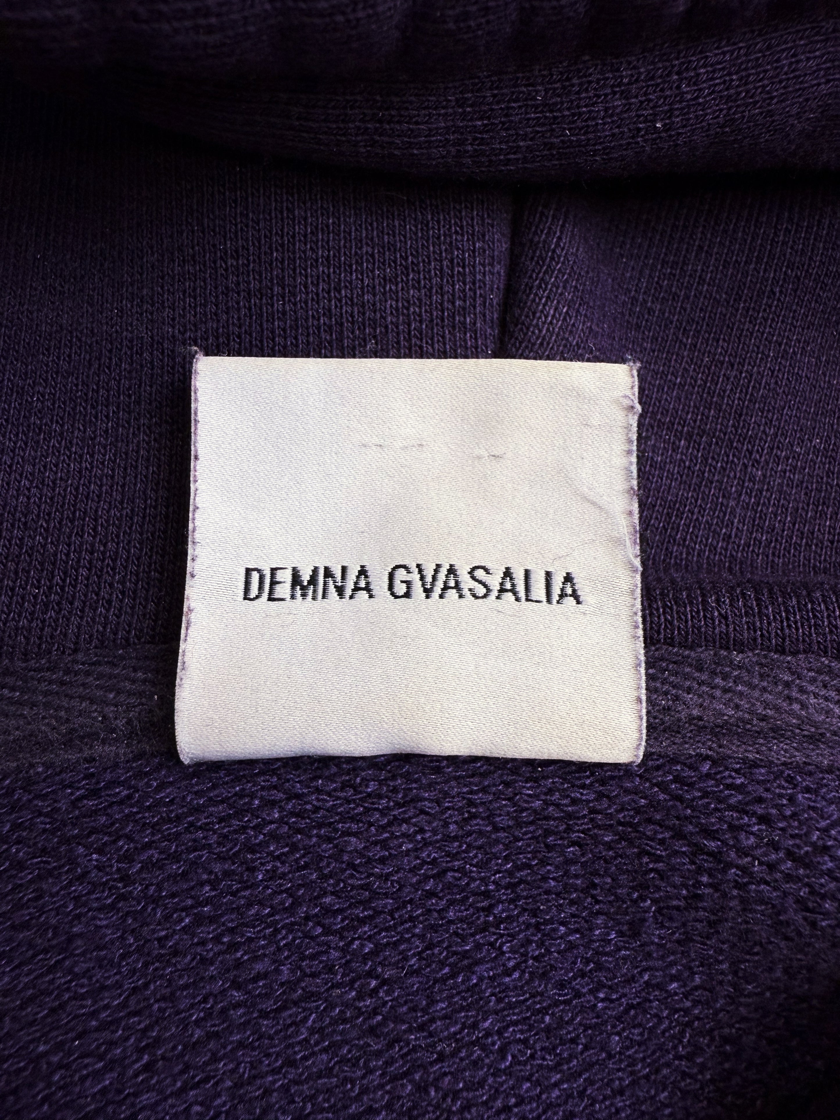 AW16 Vetements Homme ‘Sexual Fantasies’ Purple Slogan Hoodie