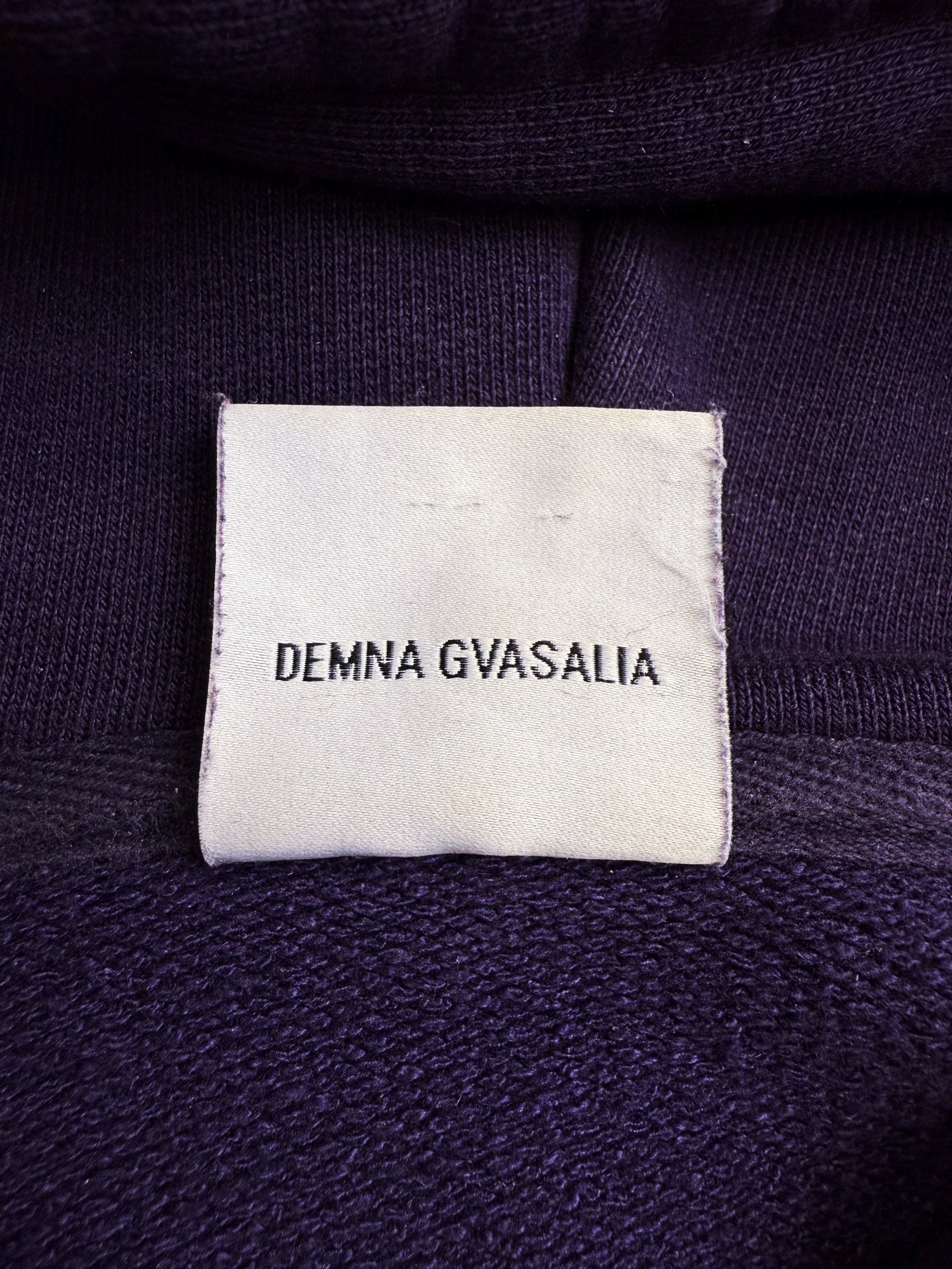 AW16 Vetements Homme ‘Sexual Fantasies’ Purple Slogan Hoodie