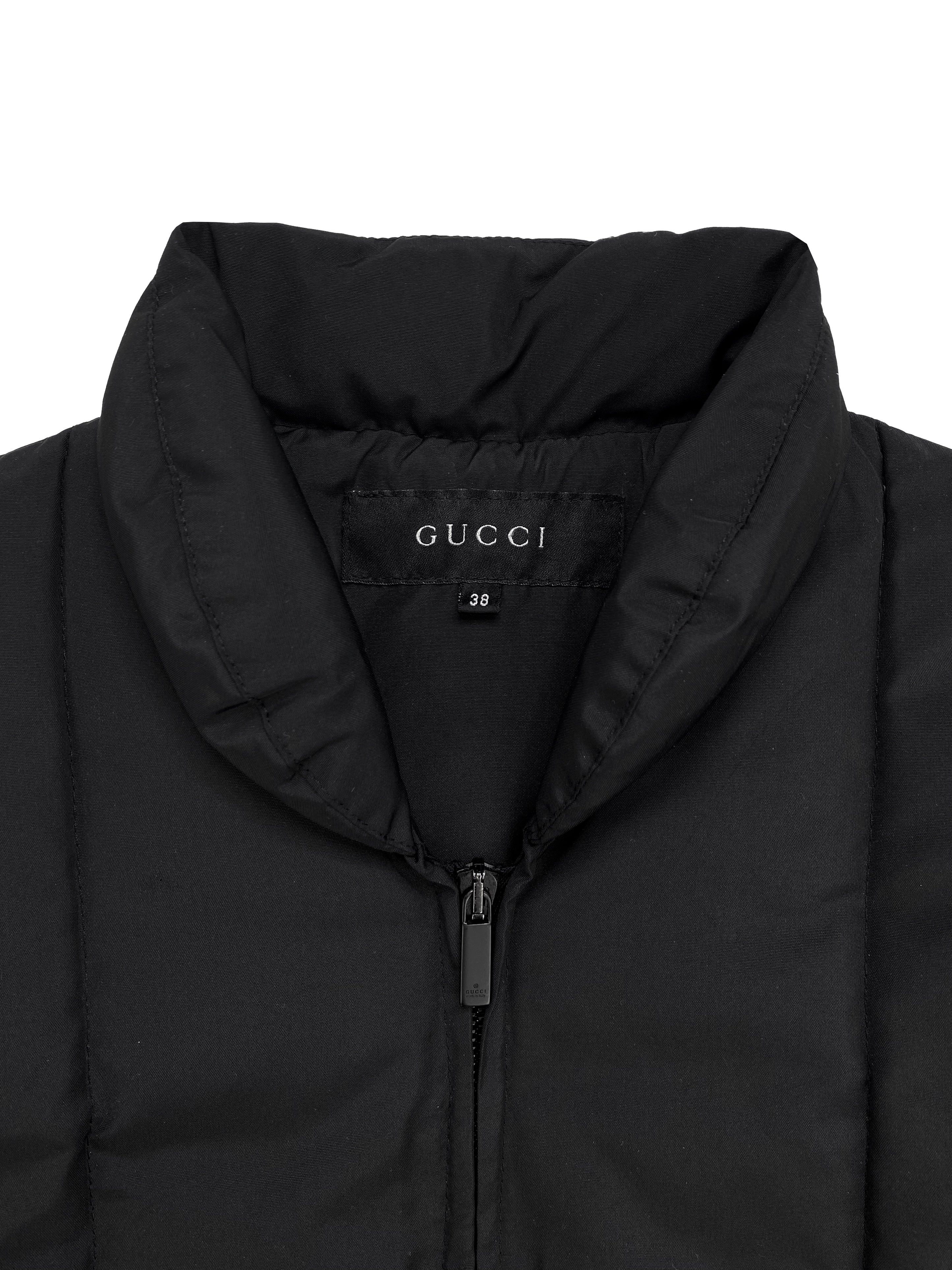 AW99 Gucci Tech Cut Out Strapped Puffer Jacket