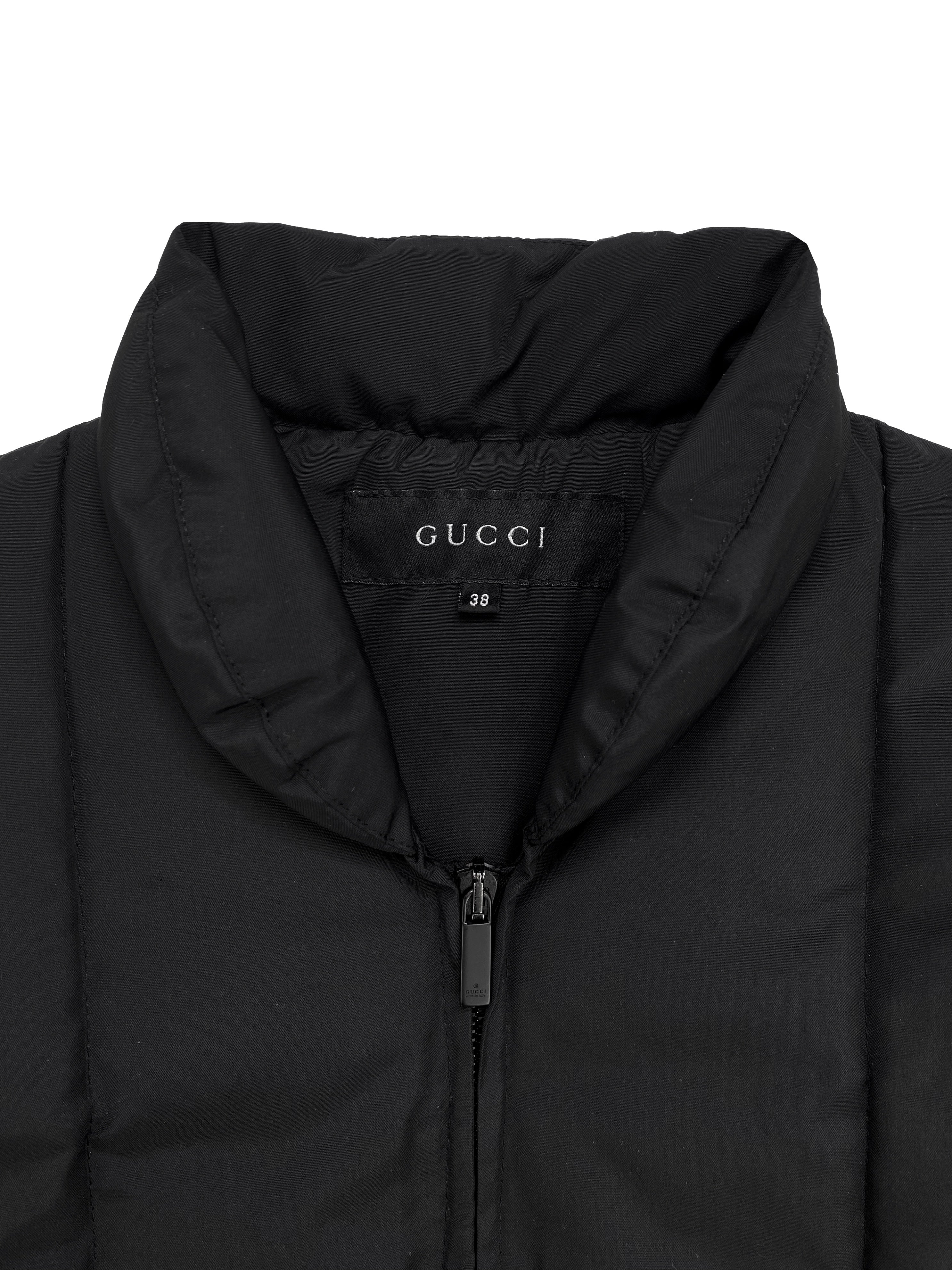 AW99 Gucci Tech Cut Out Strapped Puffer Jacket