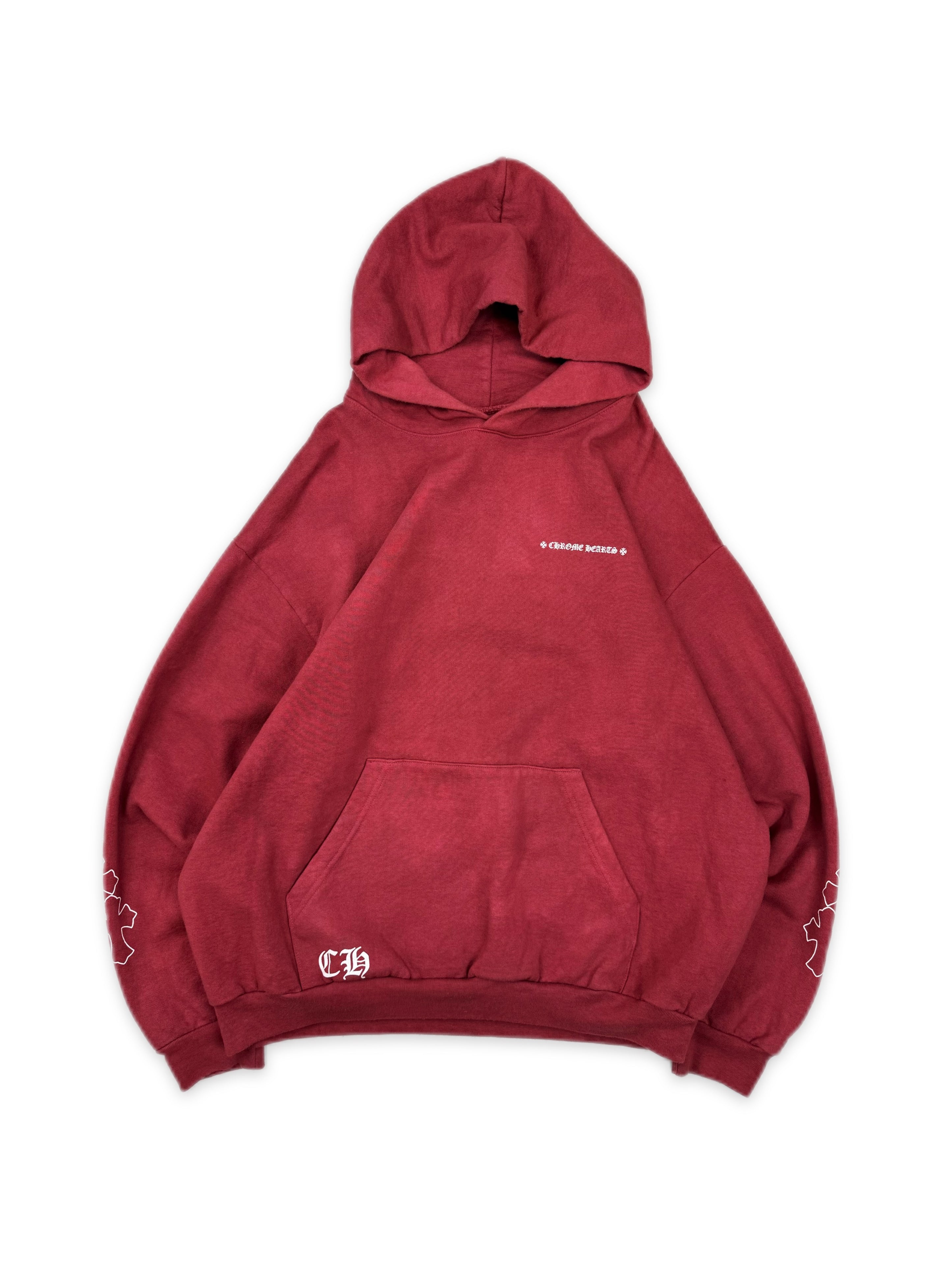 Chrome Hearts x Drake Miami Exclusive Certified Red Hoodie
