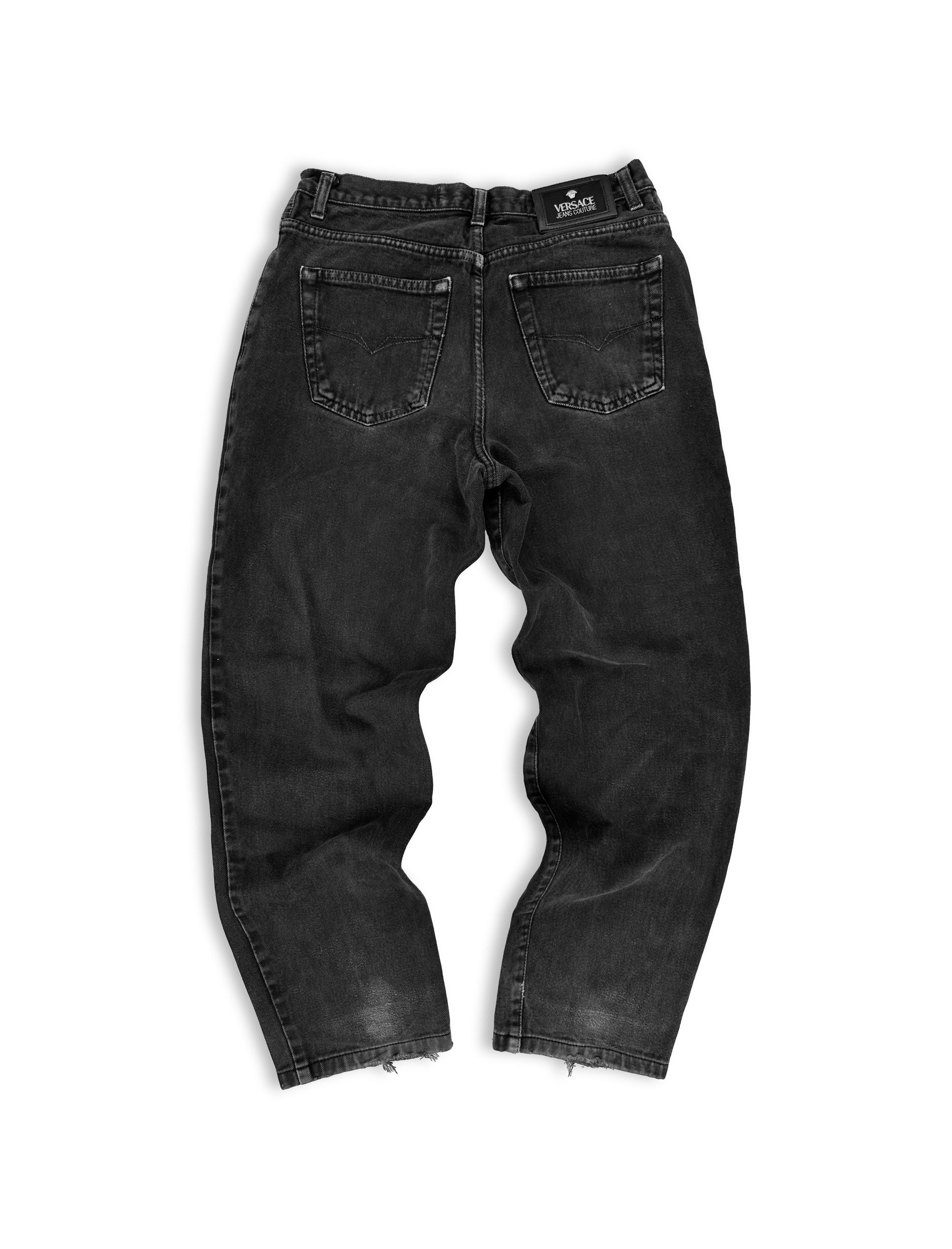 Versace Ash Wash Wide Cut Denim