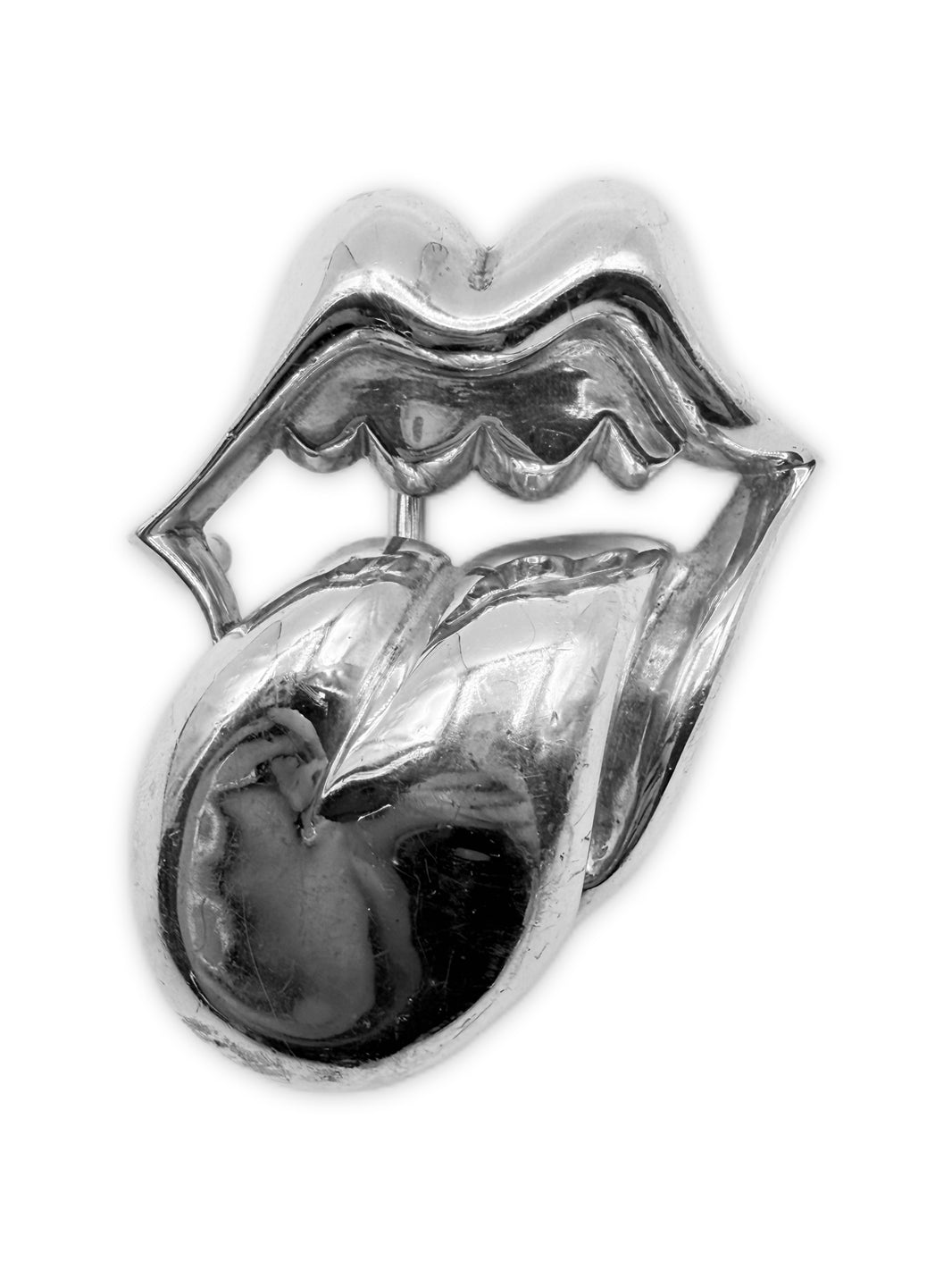 Chrome Hearts x Rolling Stones ‘Tongue & Lips’ .925 Silver Belt Buckle
