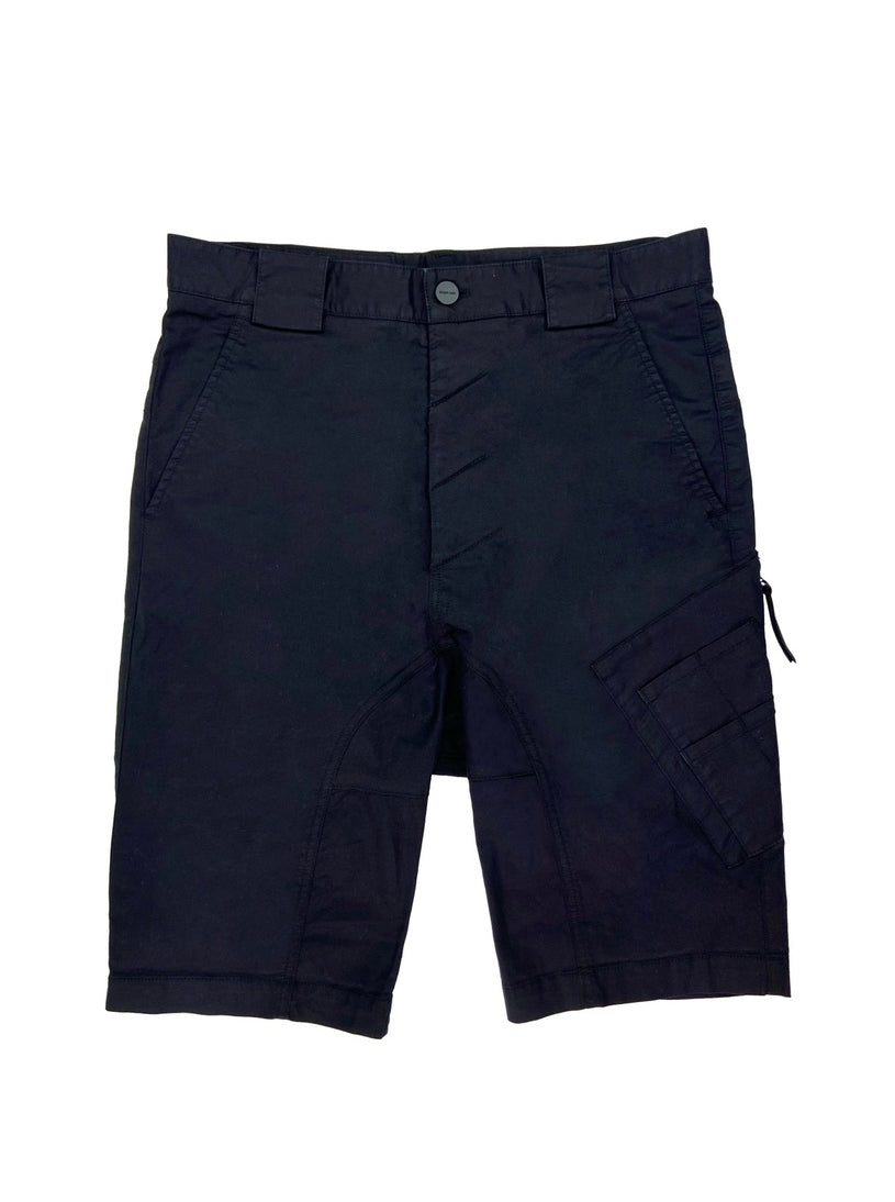 Helmut Lang Drop Crotch Aviation Navy Blue Cargo Shorts