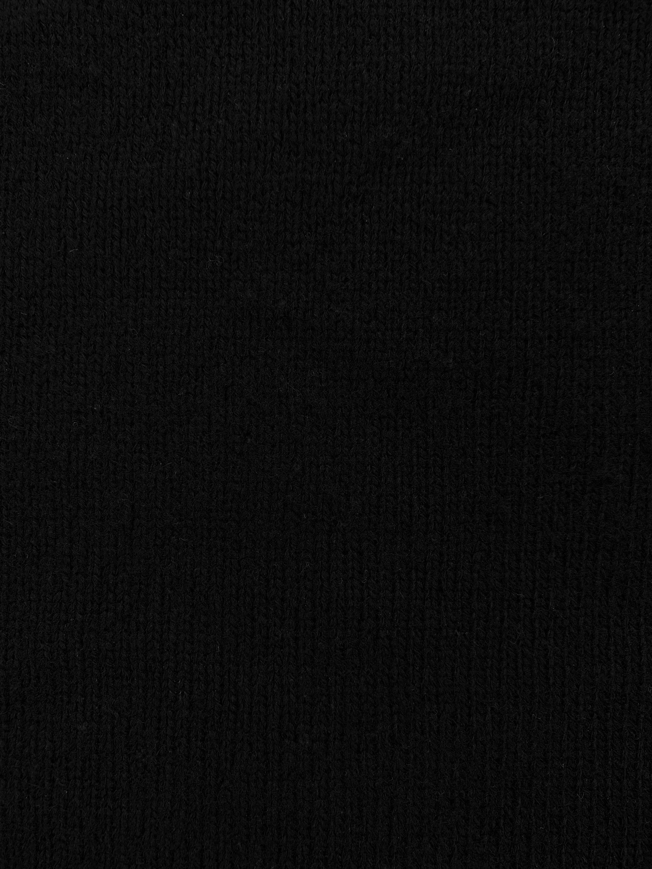A.P.C. Black Wool Knitted Oversized Sweater