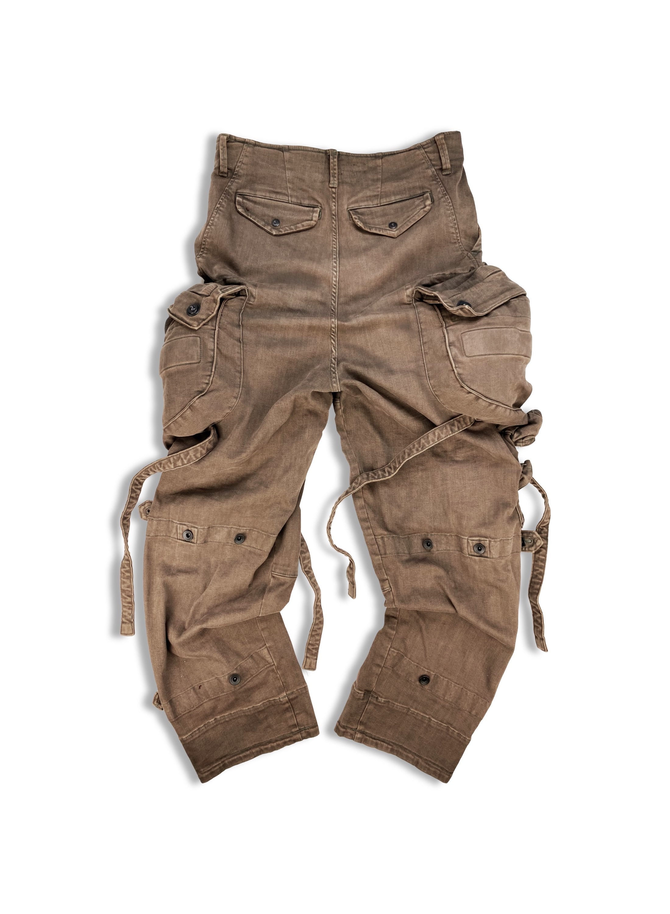 AW21 Julius ‘Gas Mask’ Bondage 3D Double Layered Cargo Denim