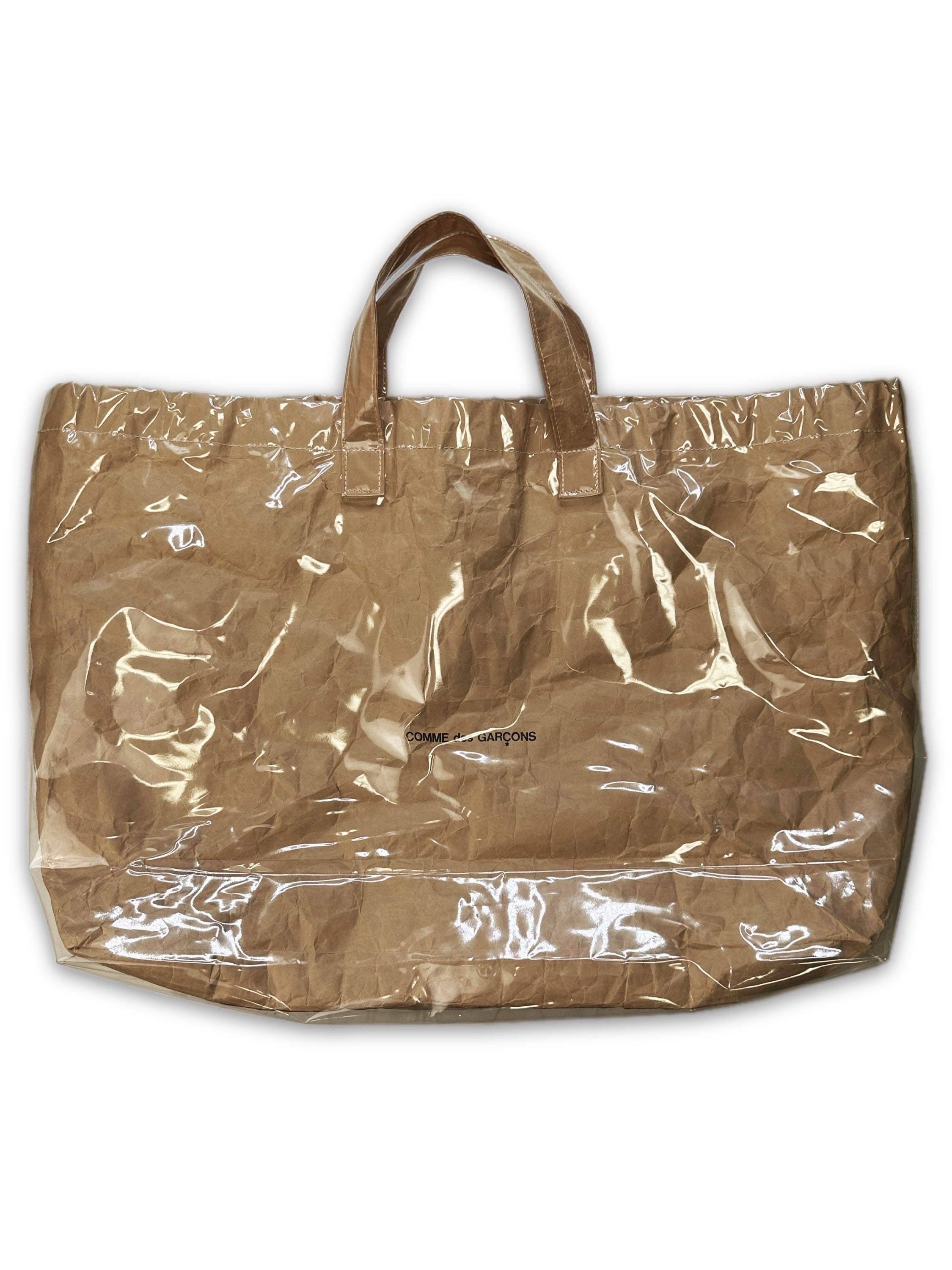 2021 Comme des Garçons ‘Paper’ PVC Tote Bag