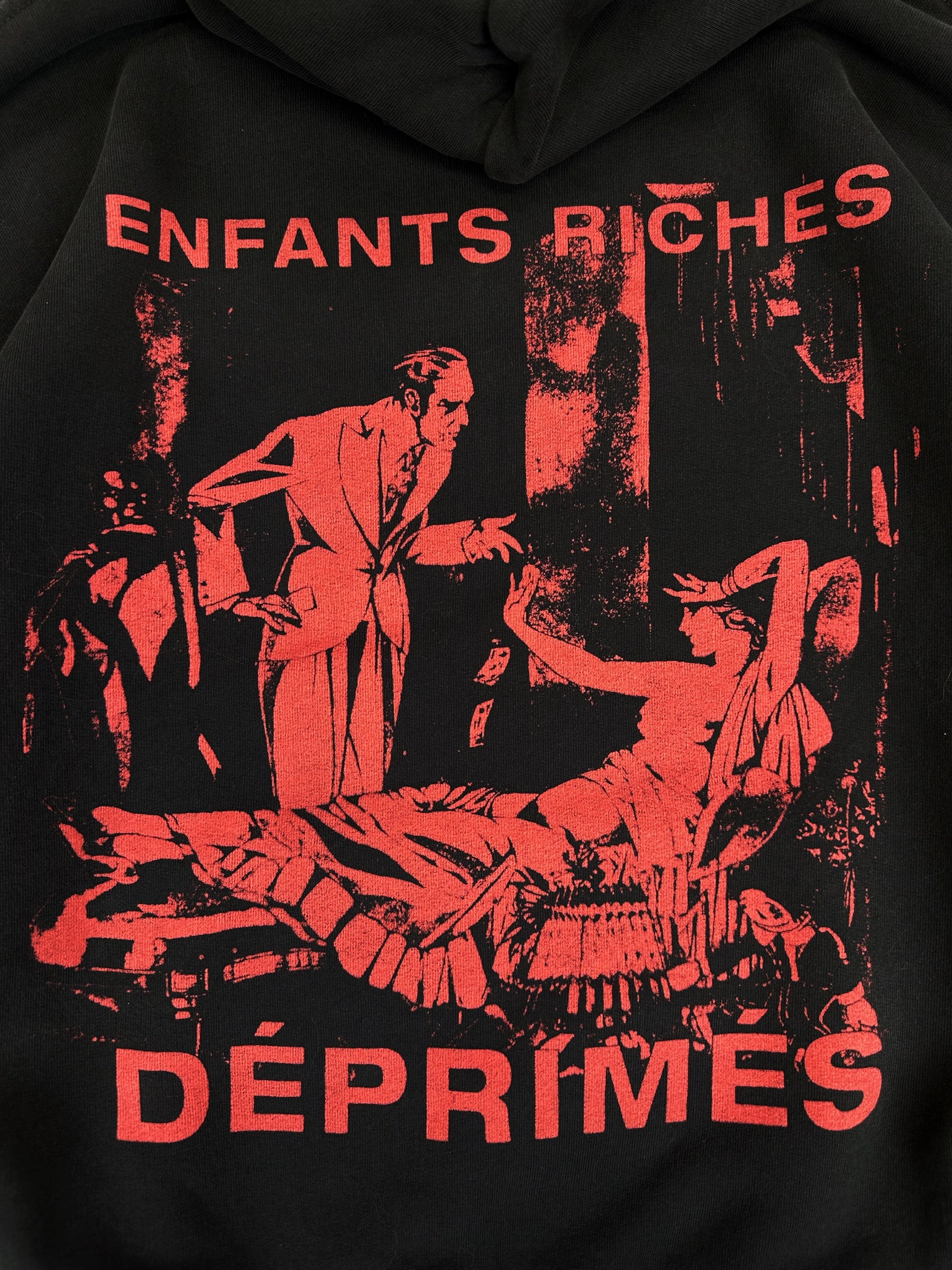 AW23 Enfants Riches Deprimes ‘Disobedience’ Washed Grey Hoodie