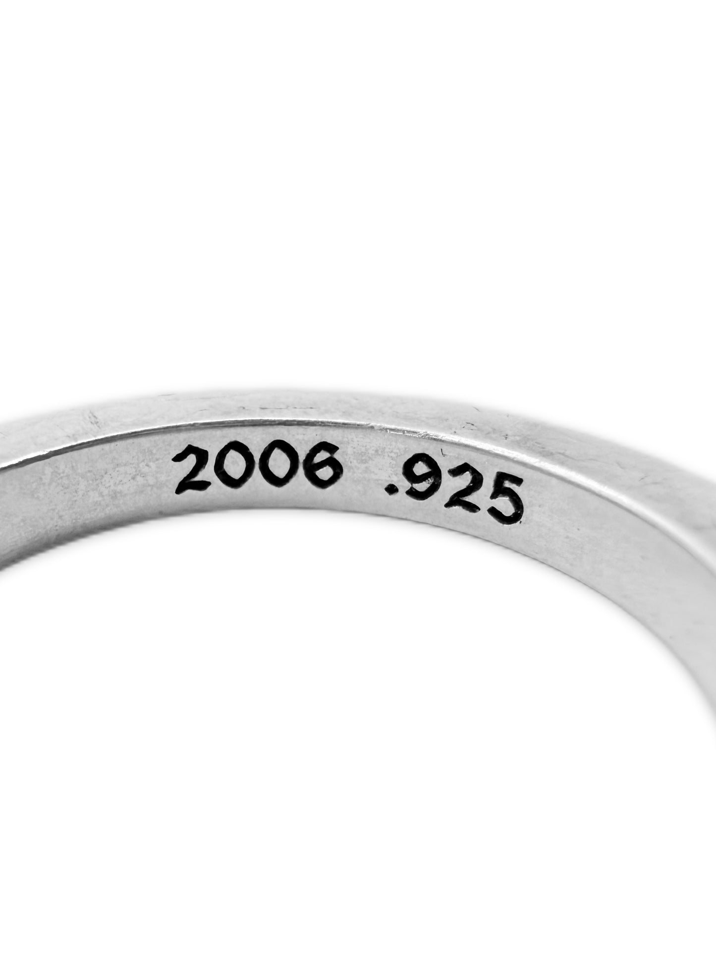 Chrome Hearts Fuck You 3mm Spacer Plus .925 Silver Ring