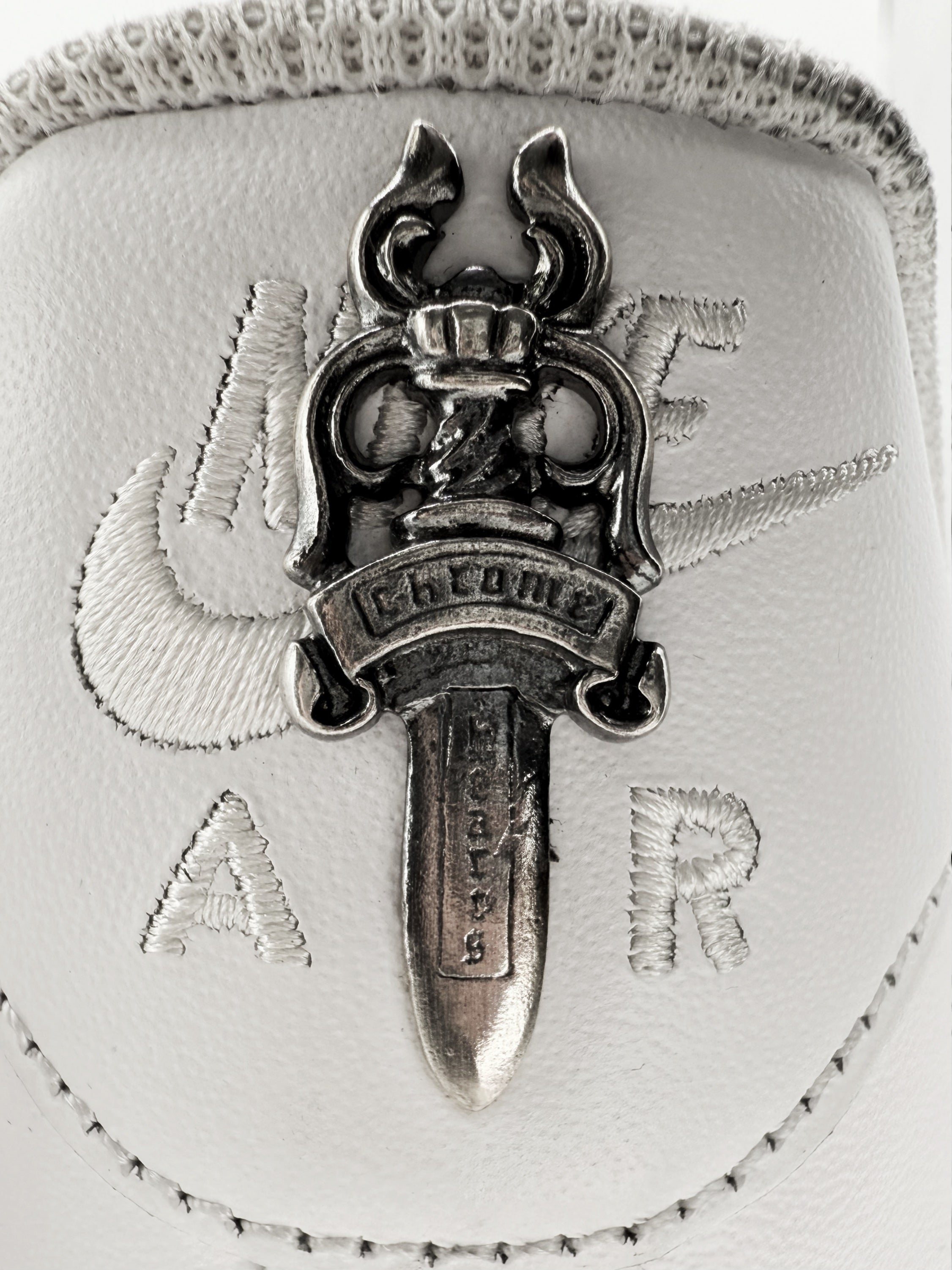 Chrome Hearts x Nike ‘Air Force 1’ .925 Silver Dagger Sneakers