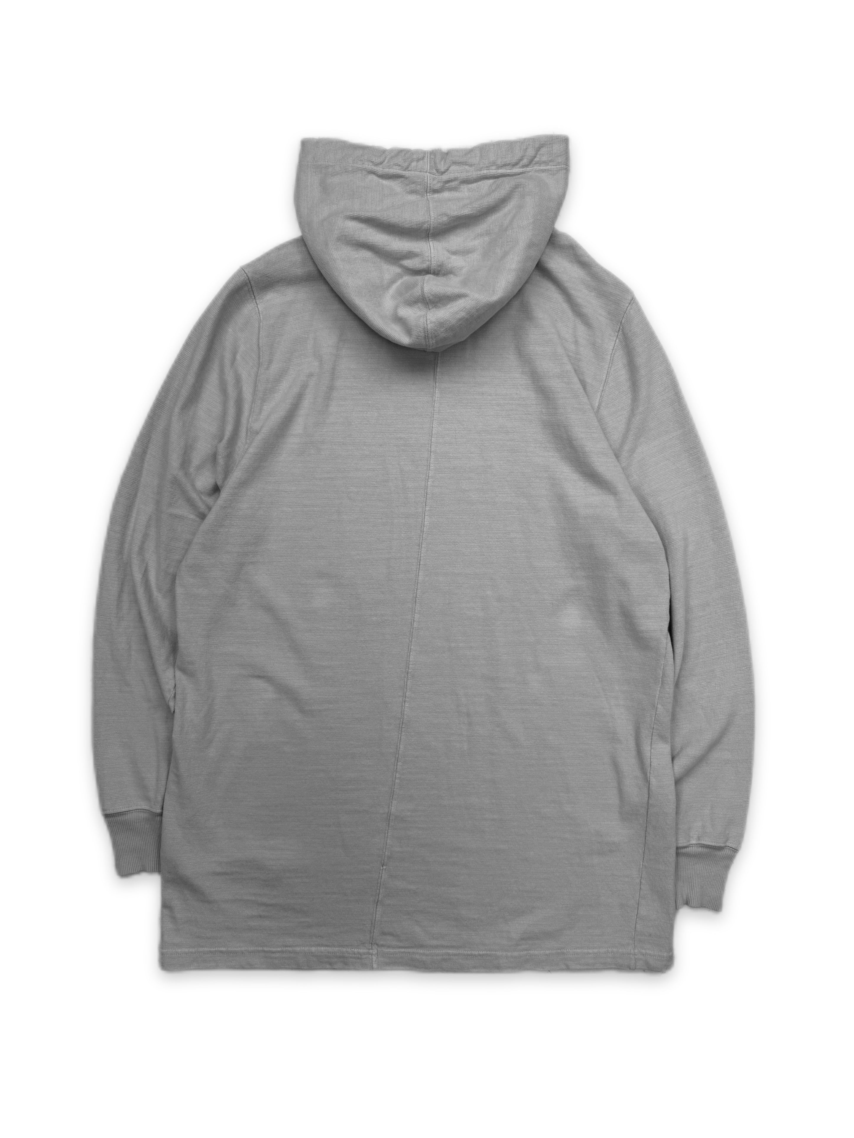 Rick Owens Grey Light Weight Oversized Hoodie