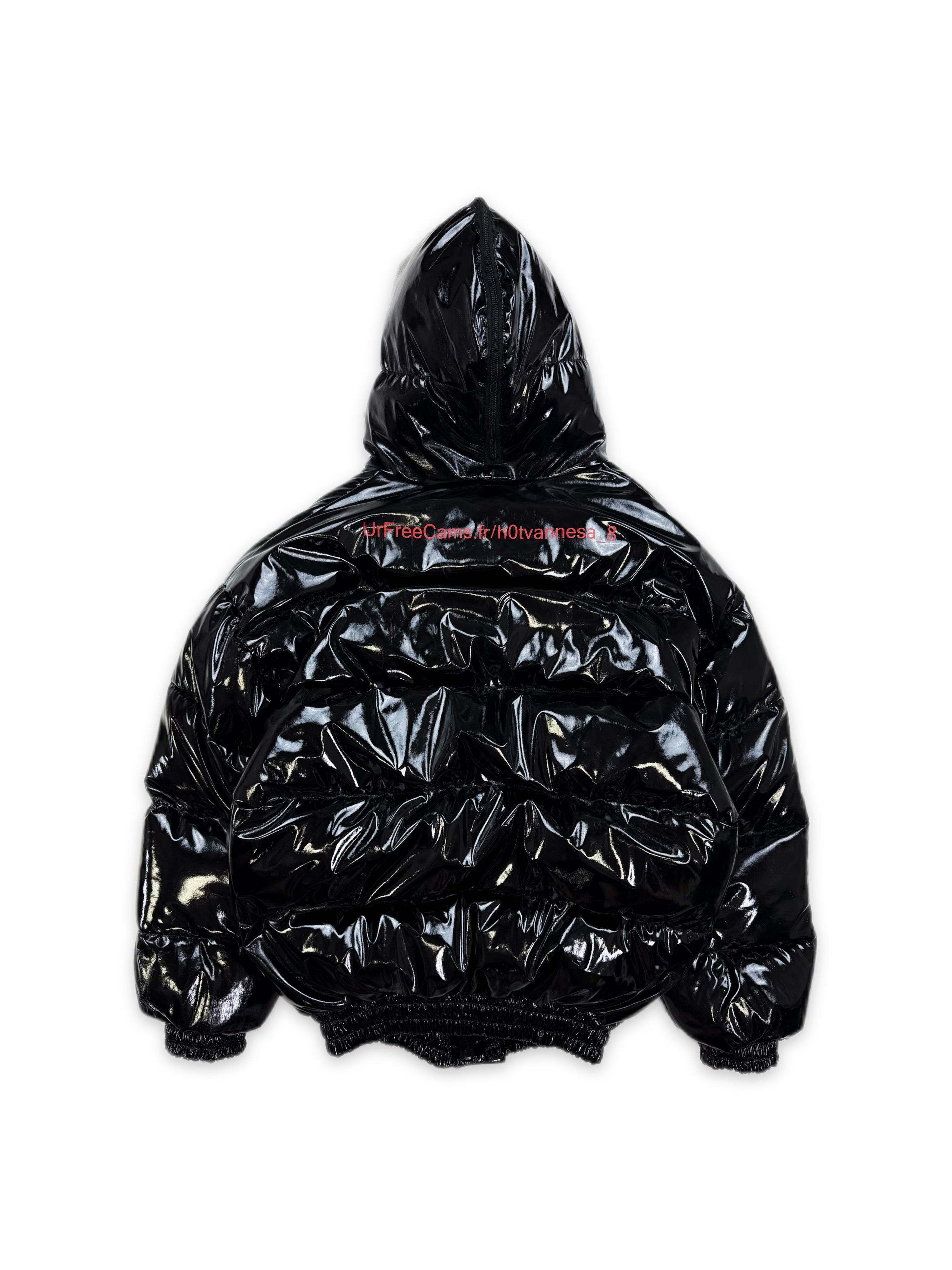 AW17 Vetements ‘Miss Webcam’ Gimp Black Puffer Jacket