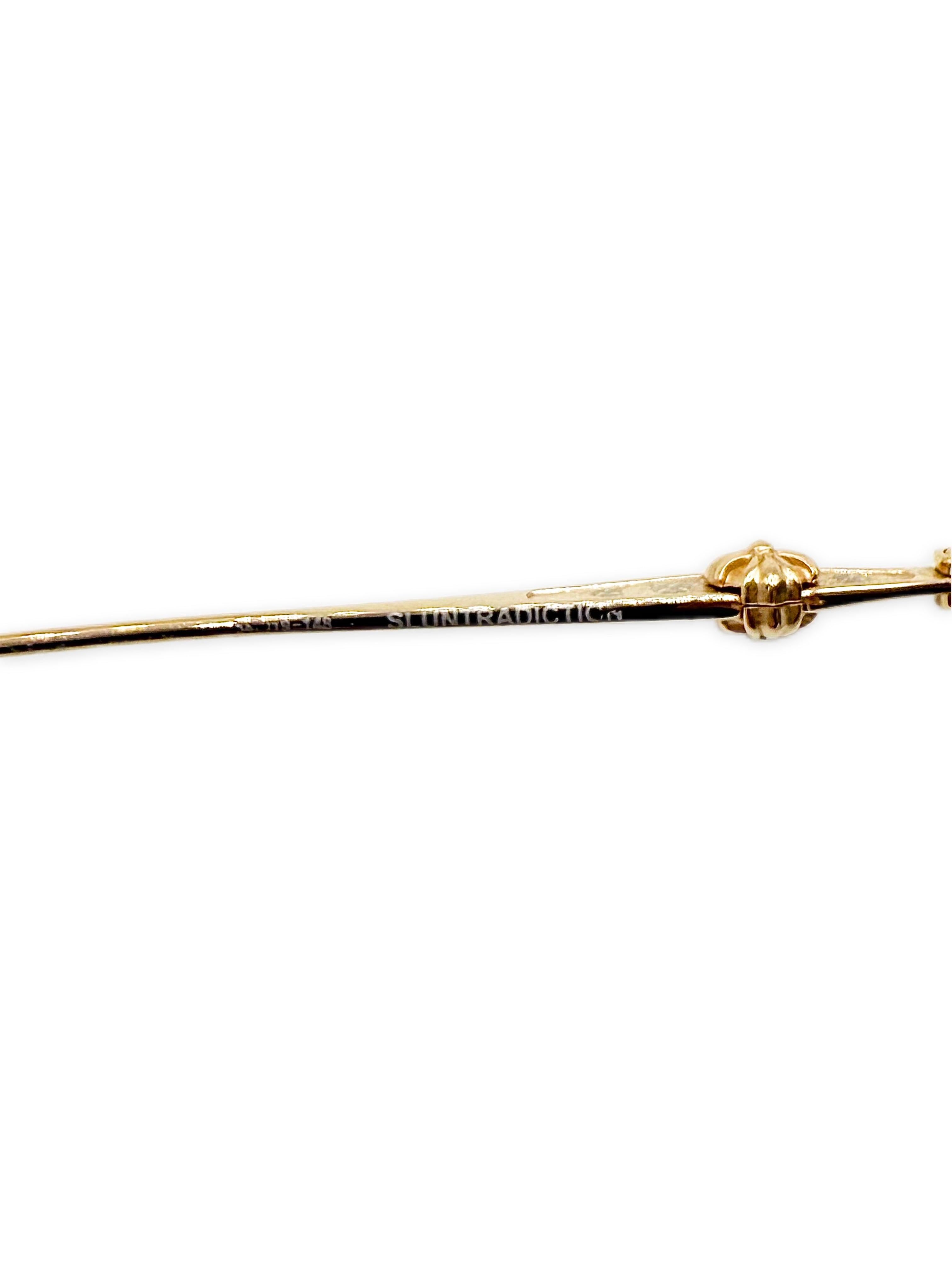 Chrome Hearts ‘Sluntradiction’ 22k Gold Clubmaster Glasses