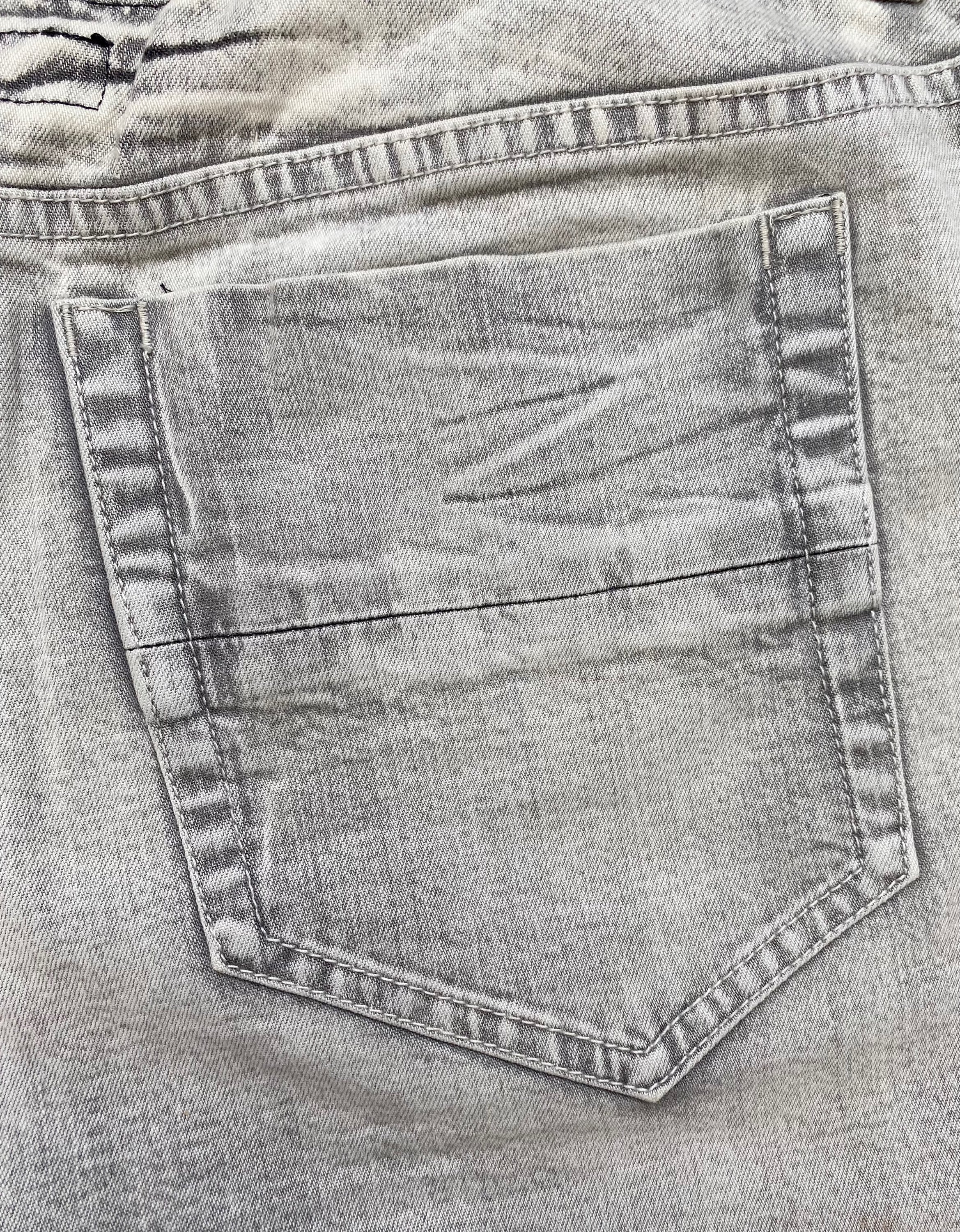Sample Julius Distressed Stone Wash Reinforced Denim Jeans