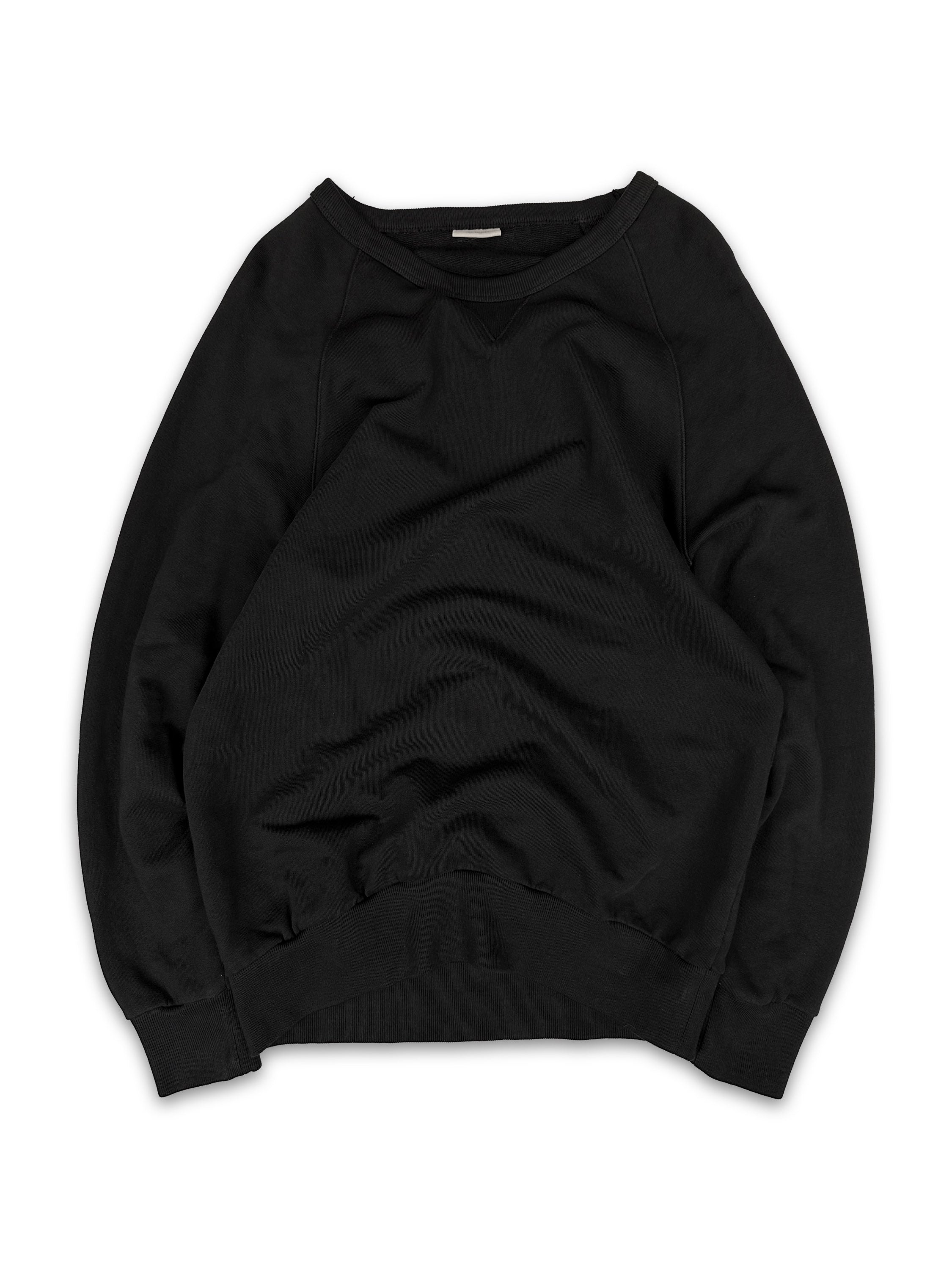 AW14 Dries Van Noten ‘Back-zip’ Expandable Black Crewneck