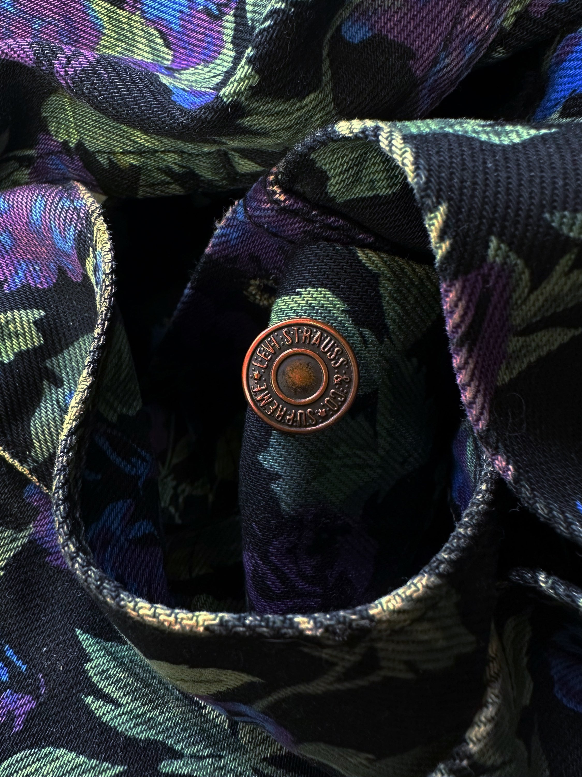 SS17 Supreme x Levi’s ‘Flower’ Pattern Denim Jacket