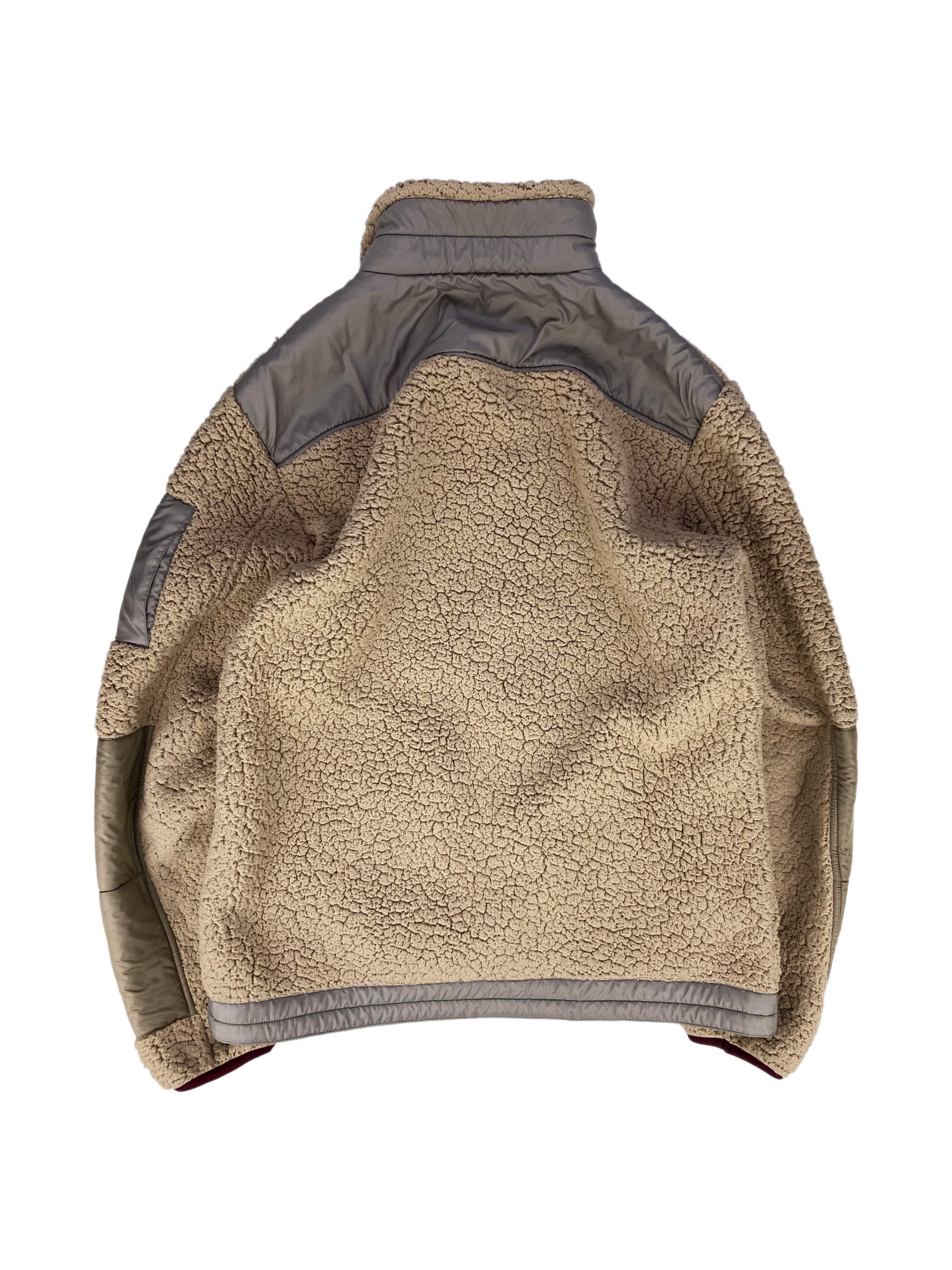 Undercover ‘Two Tone’ Deep Pile Contrast Fleece Jacket
