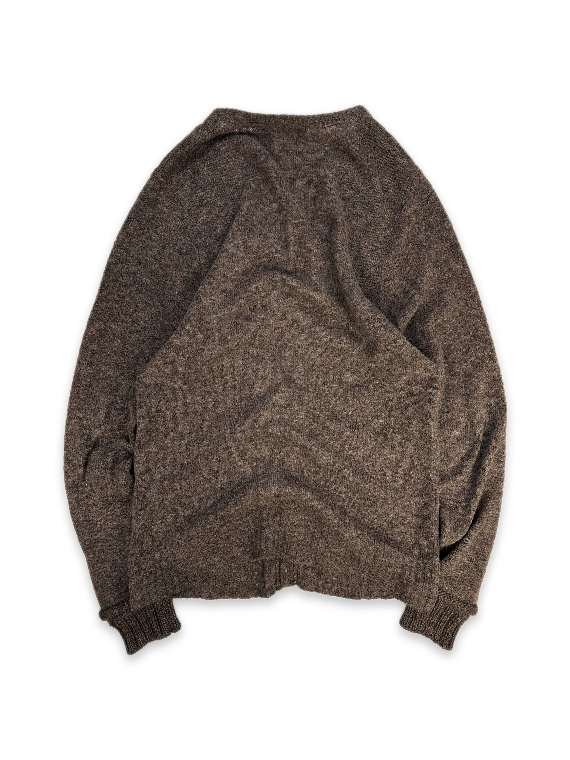 AW05 Undercover ‘Arts & Crafts’ Brown Knitted Cardigan