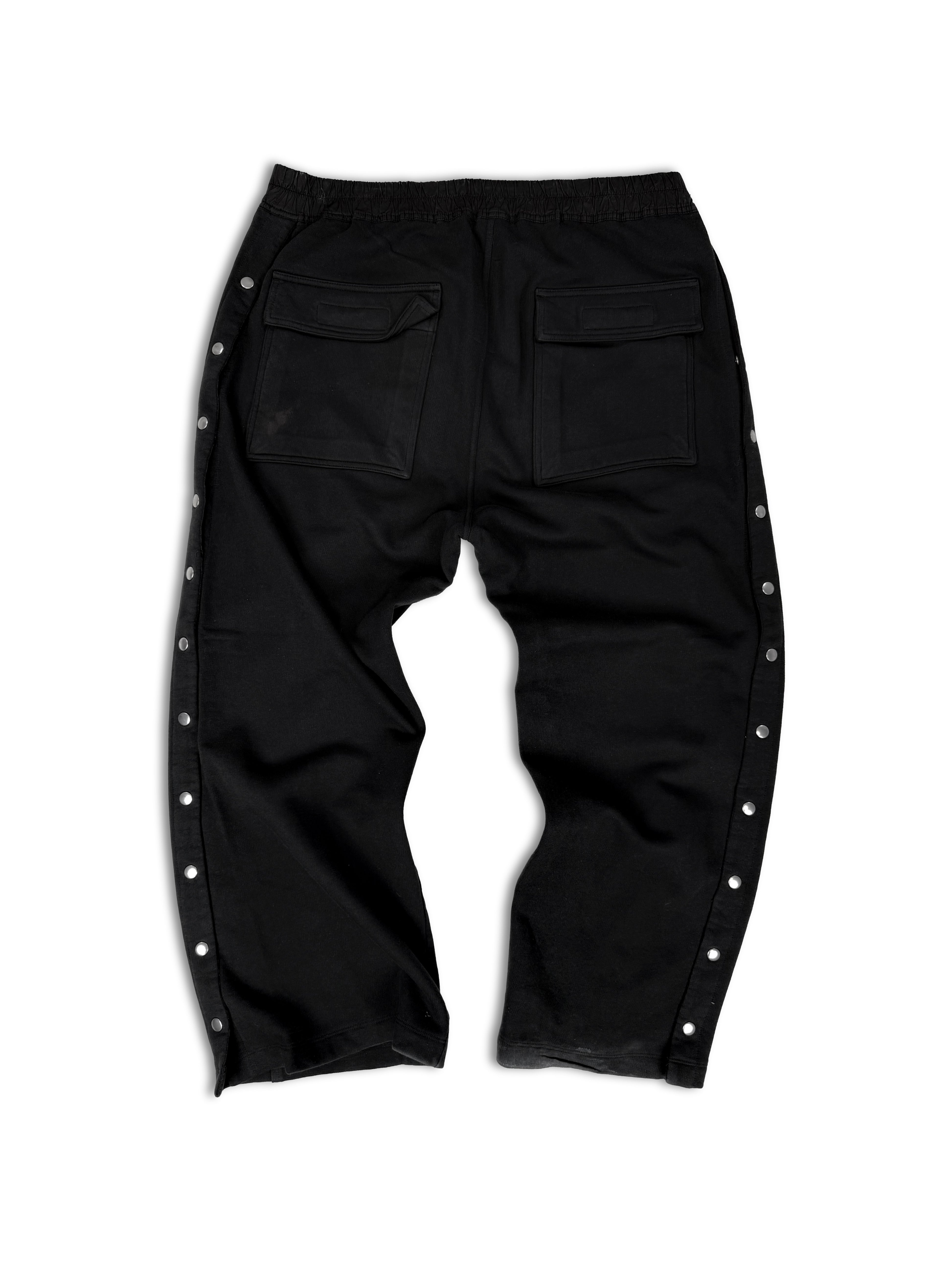 AW19 Rick Owens DRKSHDW ‘Pusher’ Black Heavy Weight Cotton Pants