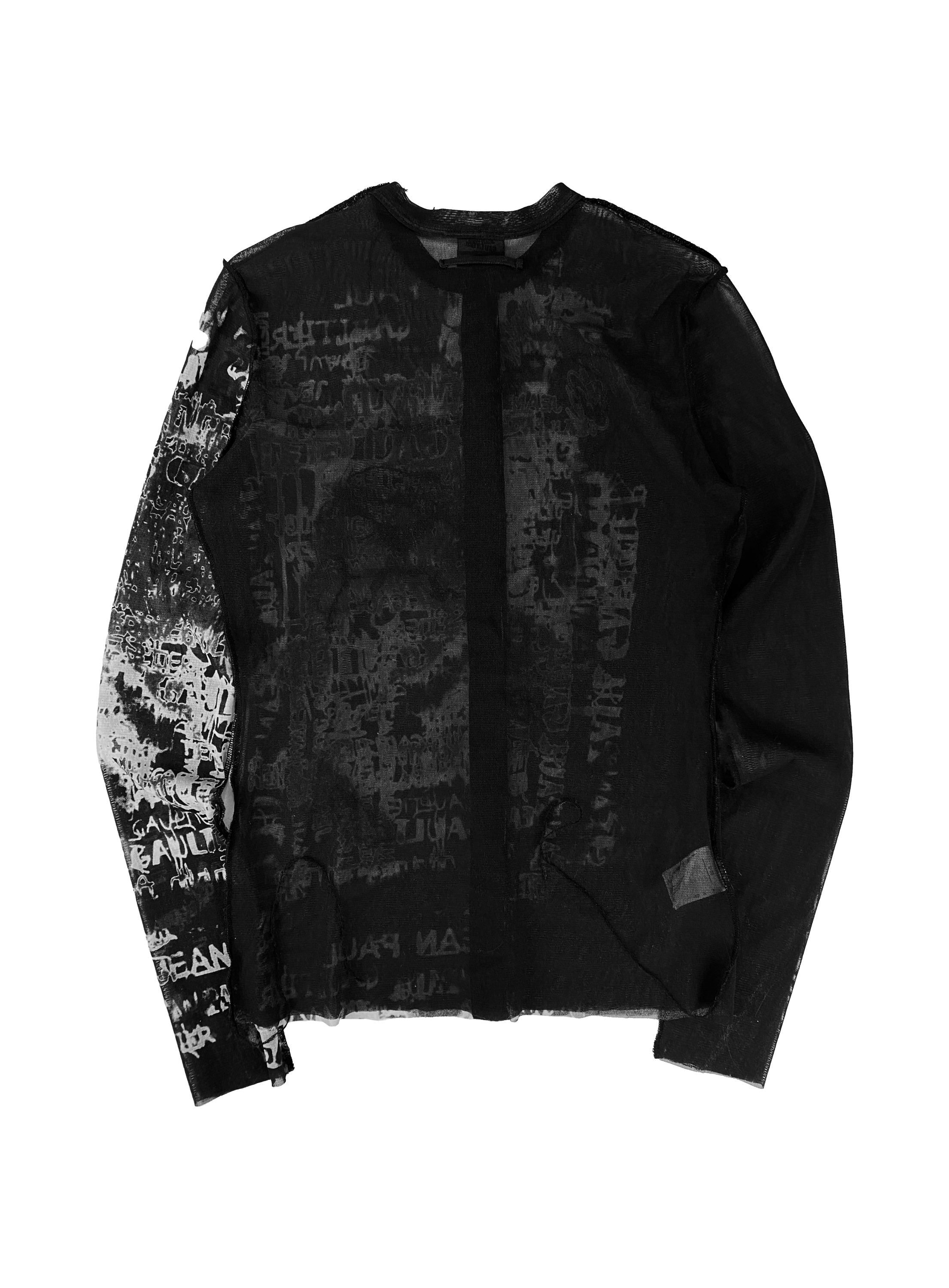 SS02 Jean Paul Gaultier ‘Madonna’ Mesh Longsleeve Shirt