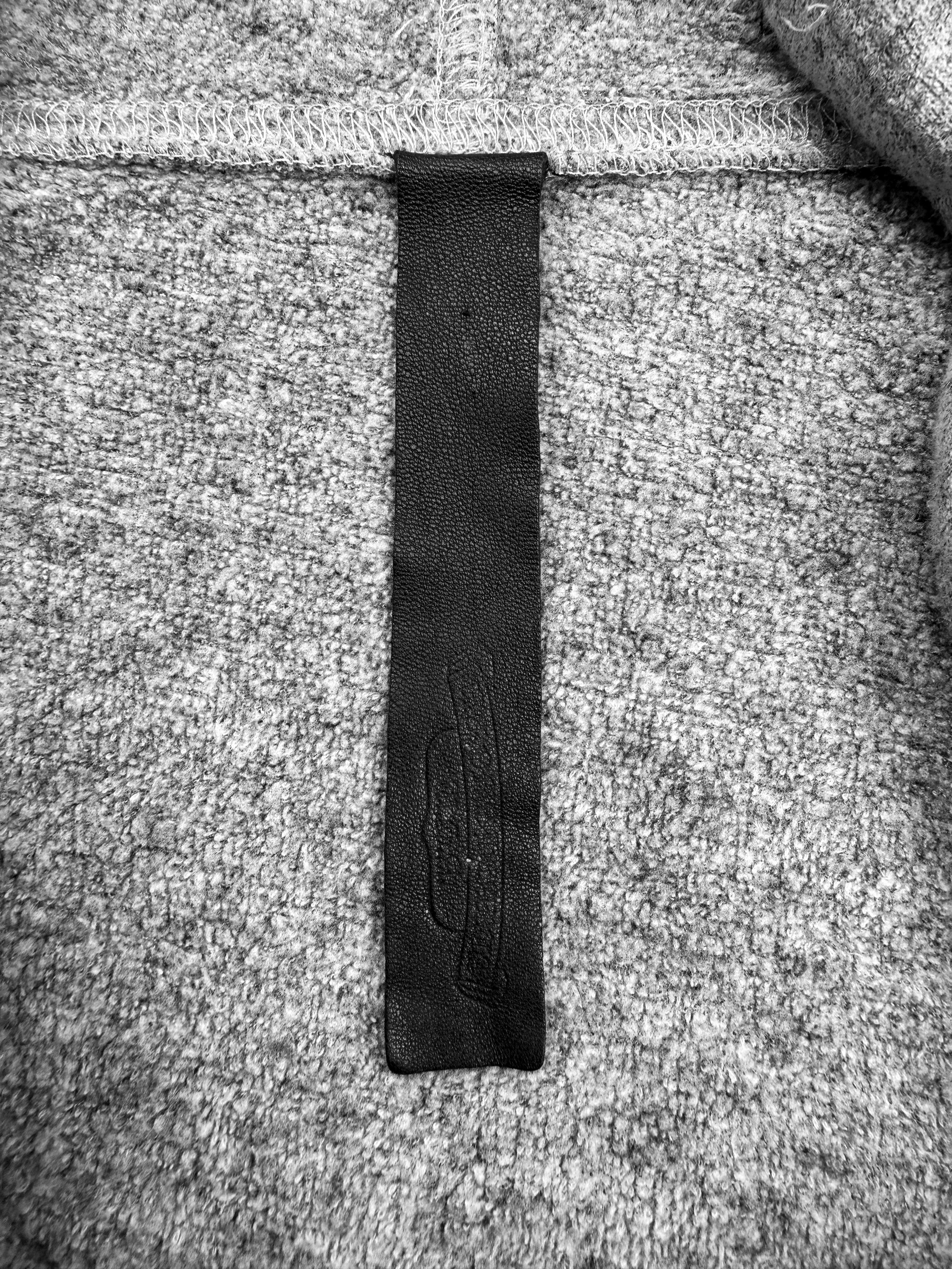 Chrome Hearts Flooded Cross Patch Heather Grey ‘Fuck You’ Hoodie