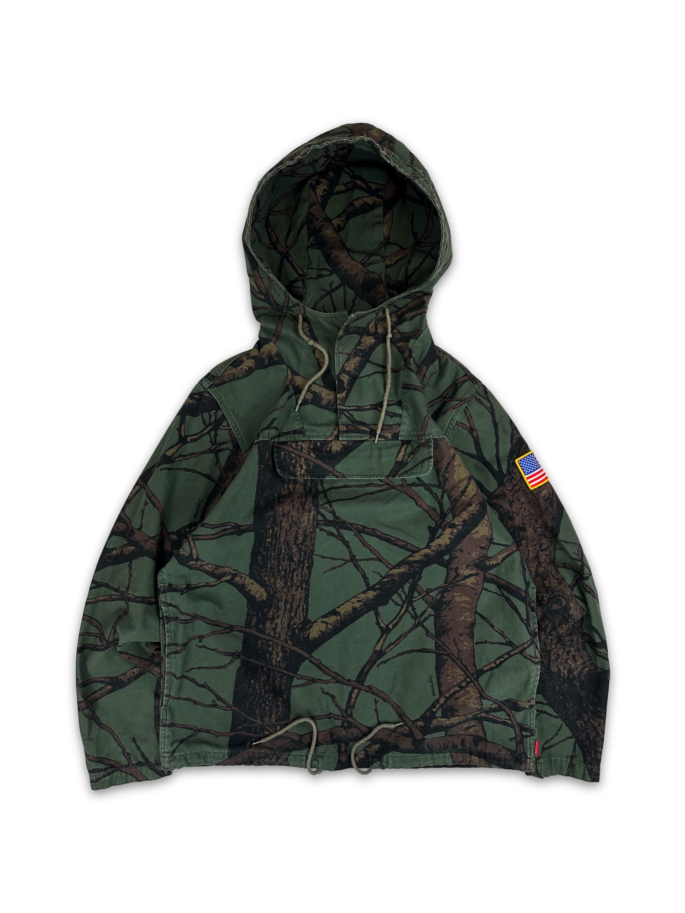 AW12 Supreme ‘Tree Camo’ Forest Green Quarter-zip Anorak