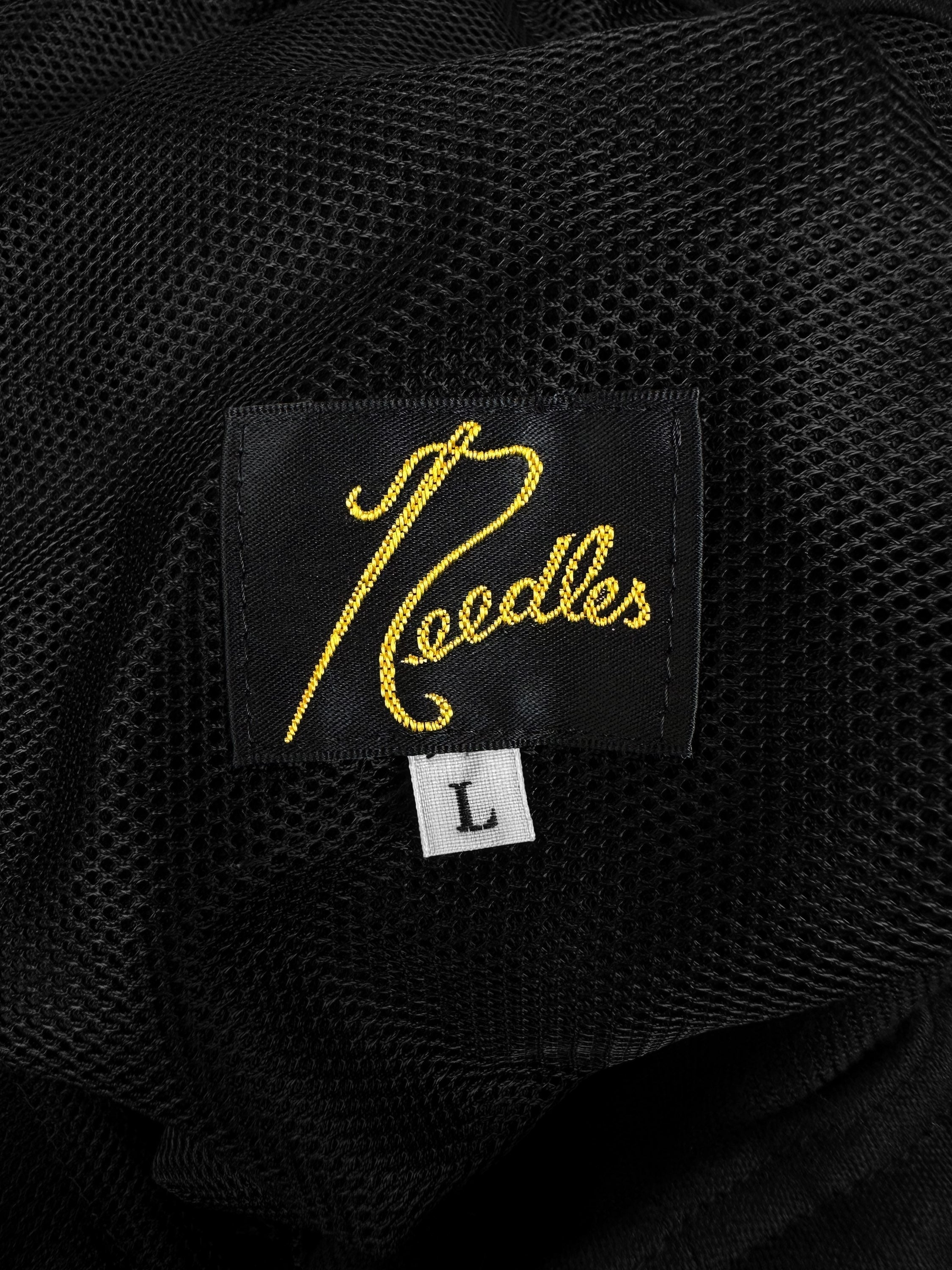 Needles ‘Butterfly’ Logo Black Embroidered Track Pants