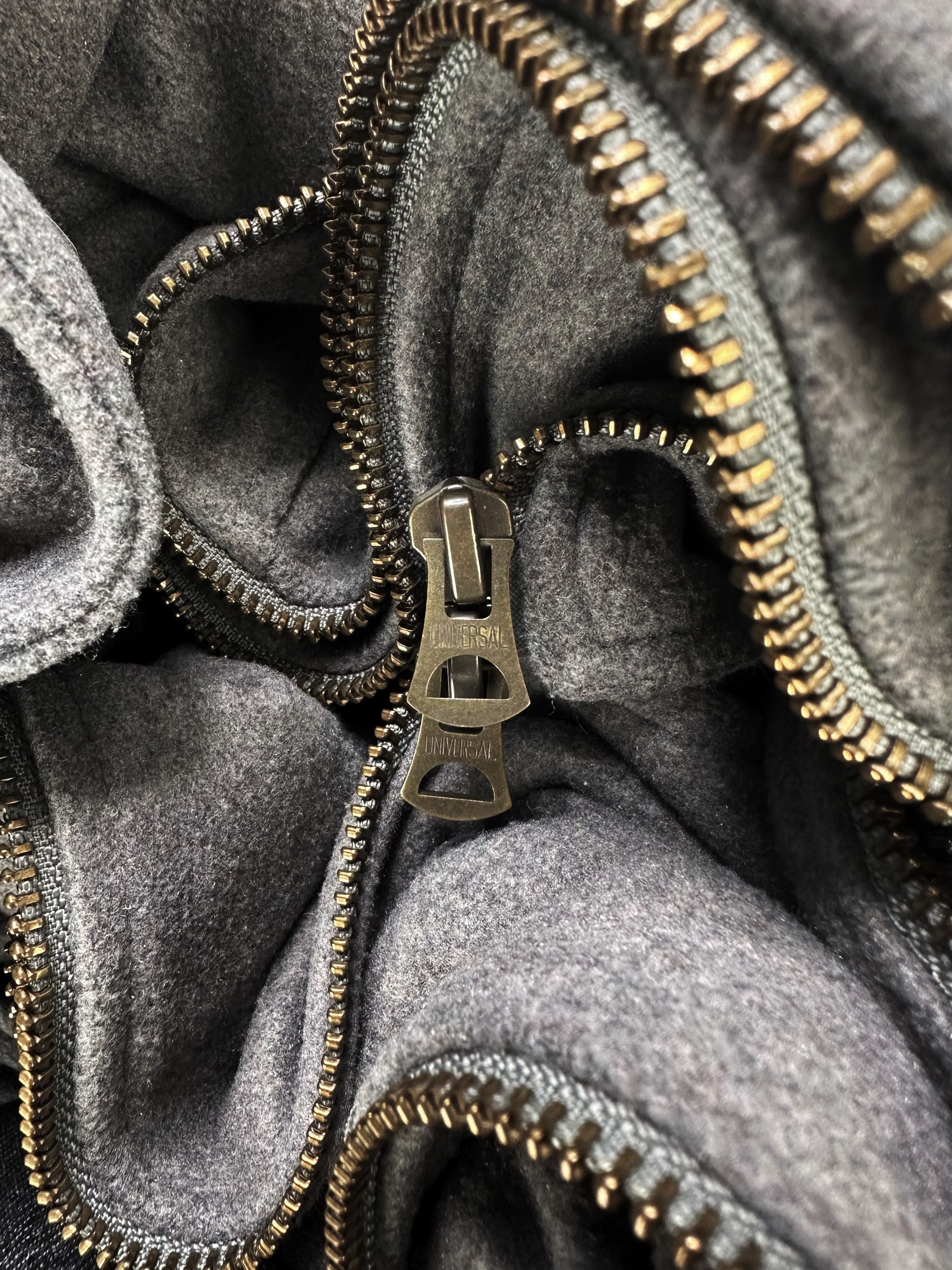 00s Tete Homme ‘Double Layered’ Grey Wool Jacket